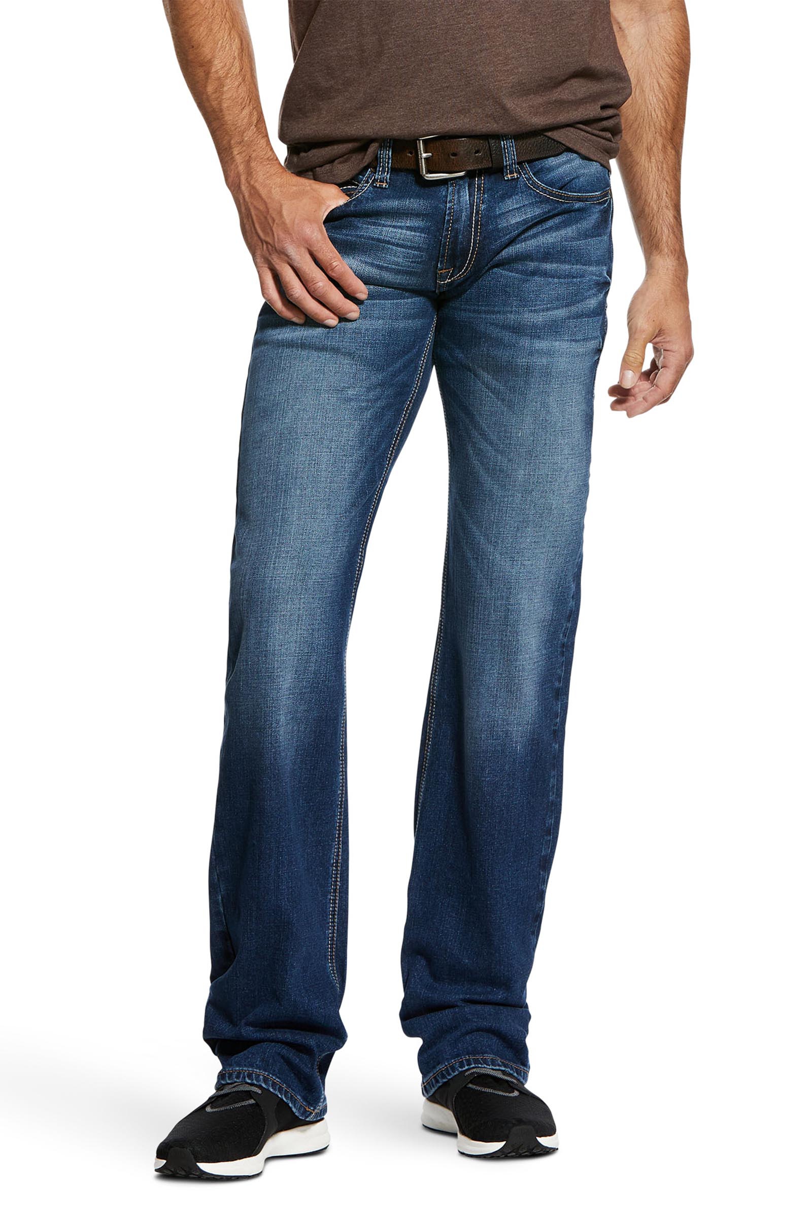 Ariat Nassau M7 Rocker Jeans uomo a gamba dritta