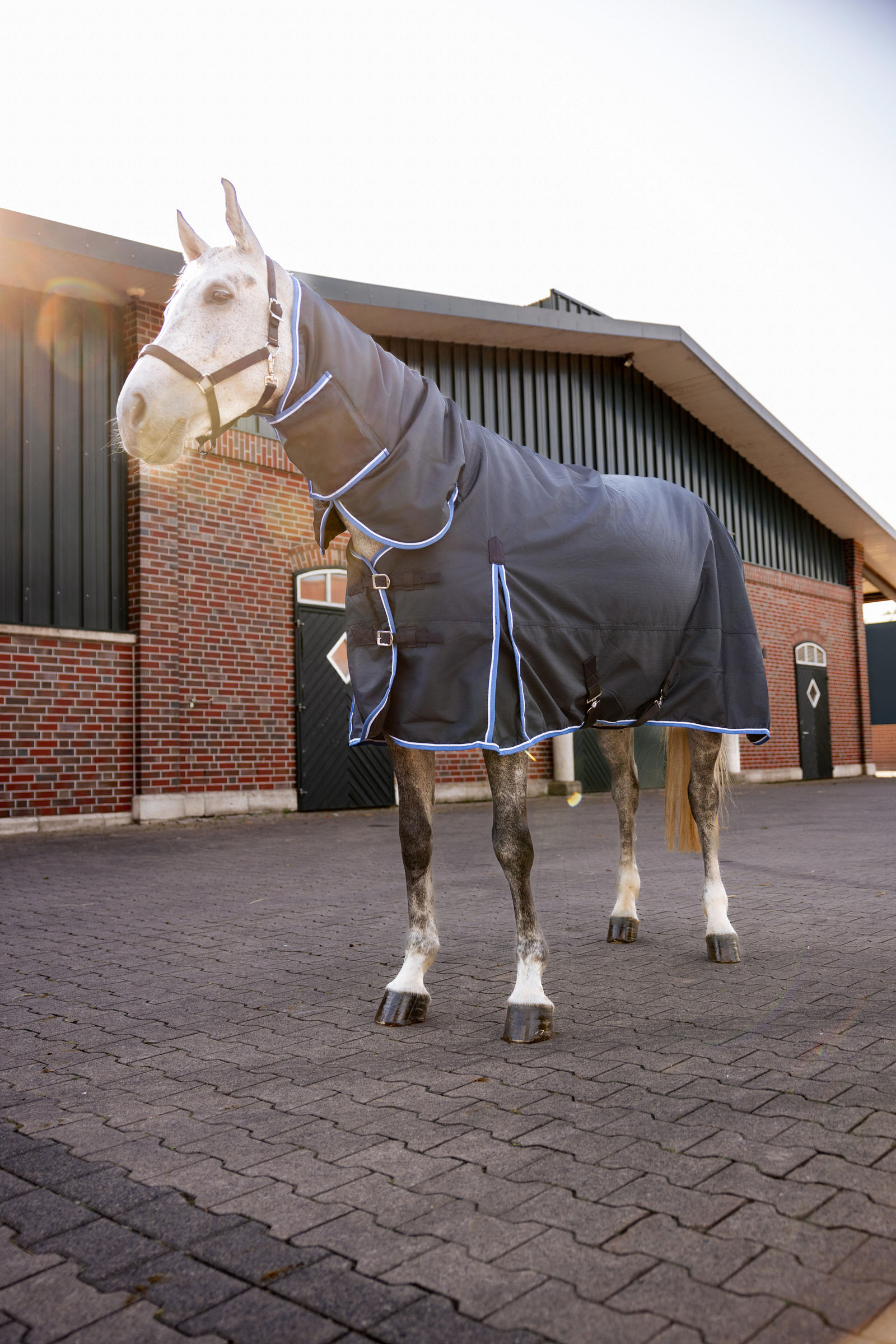 Horze Glasgow Coperta da turnout con collo intero, 400 gr