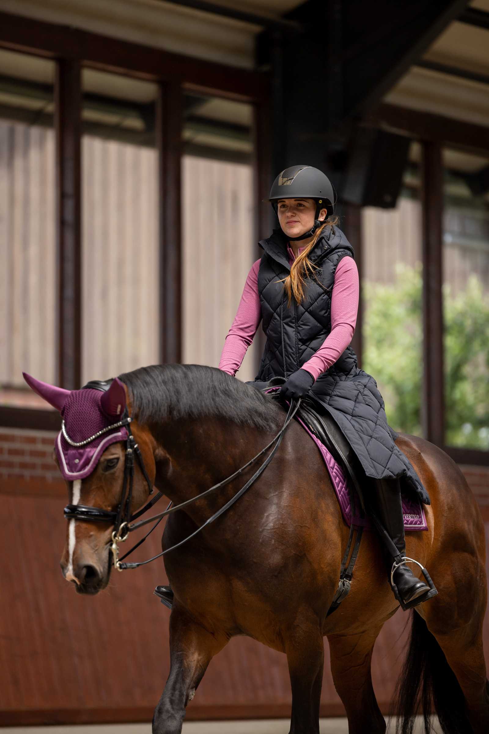 B Vertigo Gem Gilet da equitazione lungo imbottito