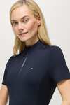 Tommy Hilfiger Equestrian Palma top da allenamento donna con zip 1/4