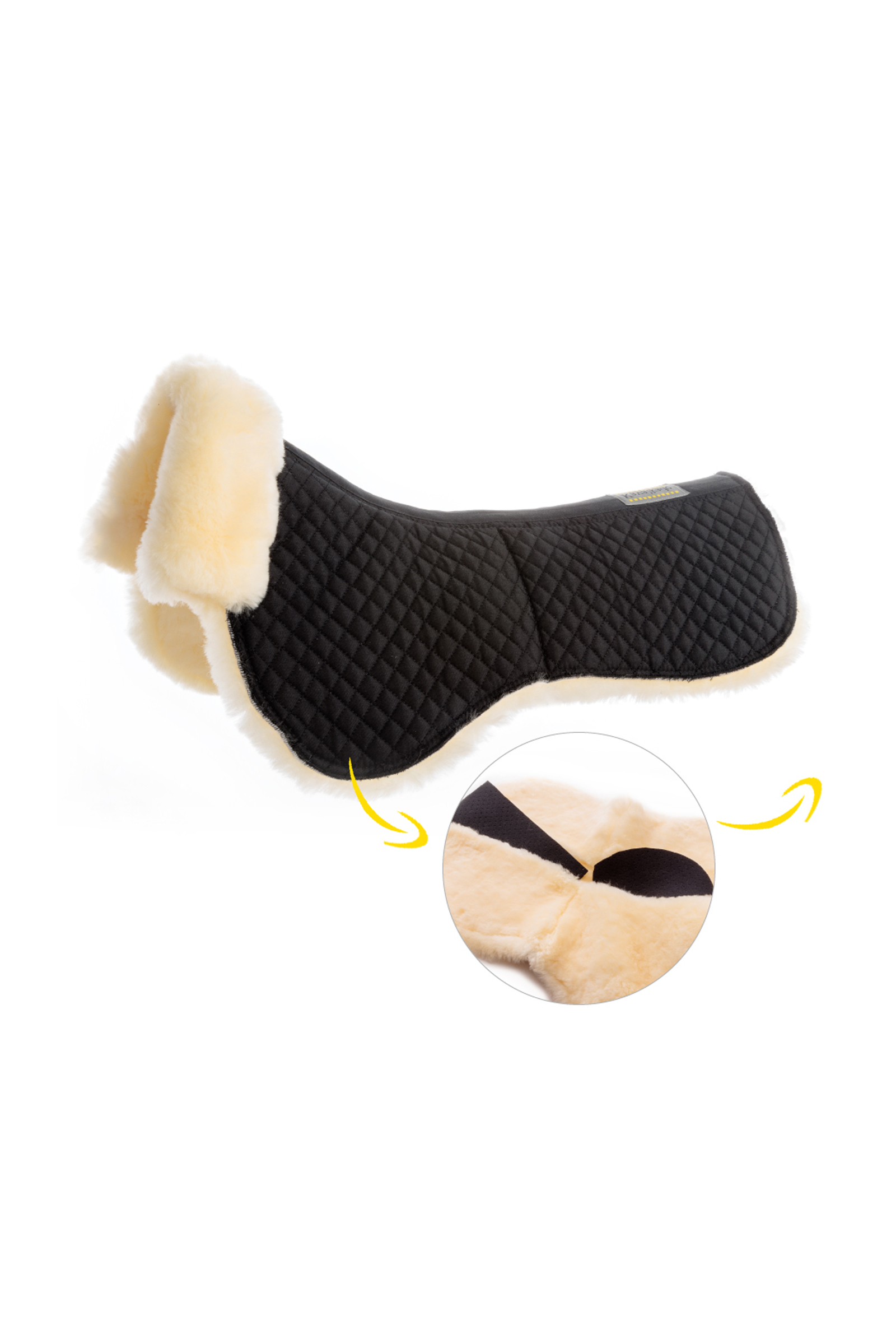 Kavalkade Sottosella in Panno di Pecora con Tasche Interni