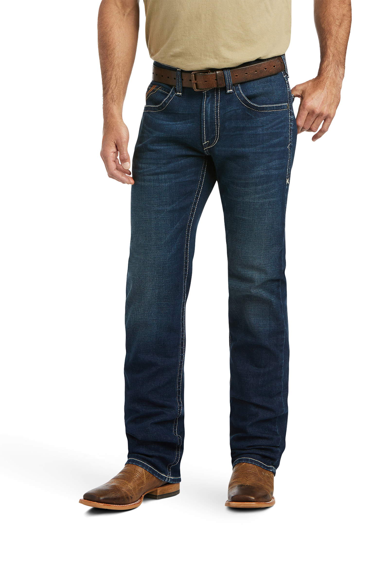 Ariat M5 Straight Stretch Remming Jeans a gamba dritta stackable