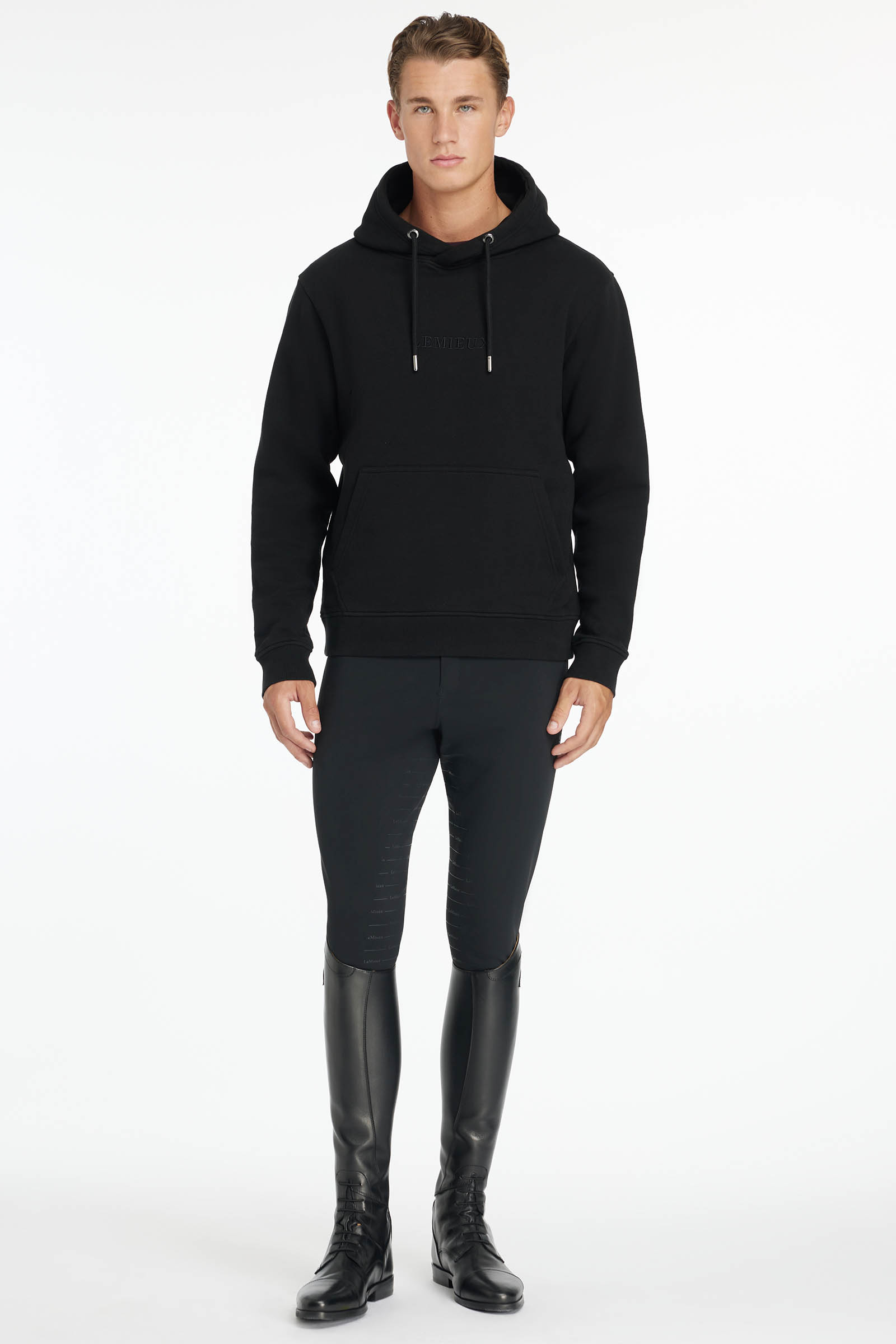 LeMieux felpa con cappuccio da uomo con tasca a marsupio