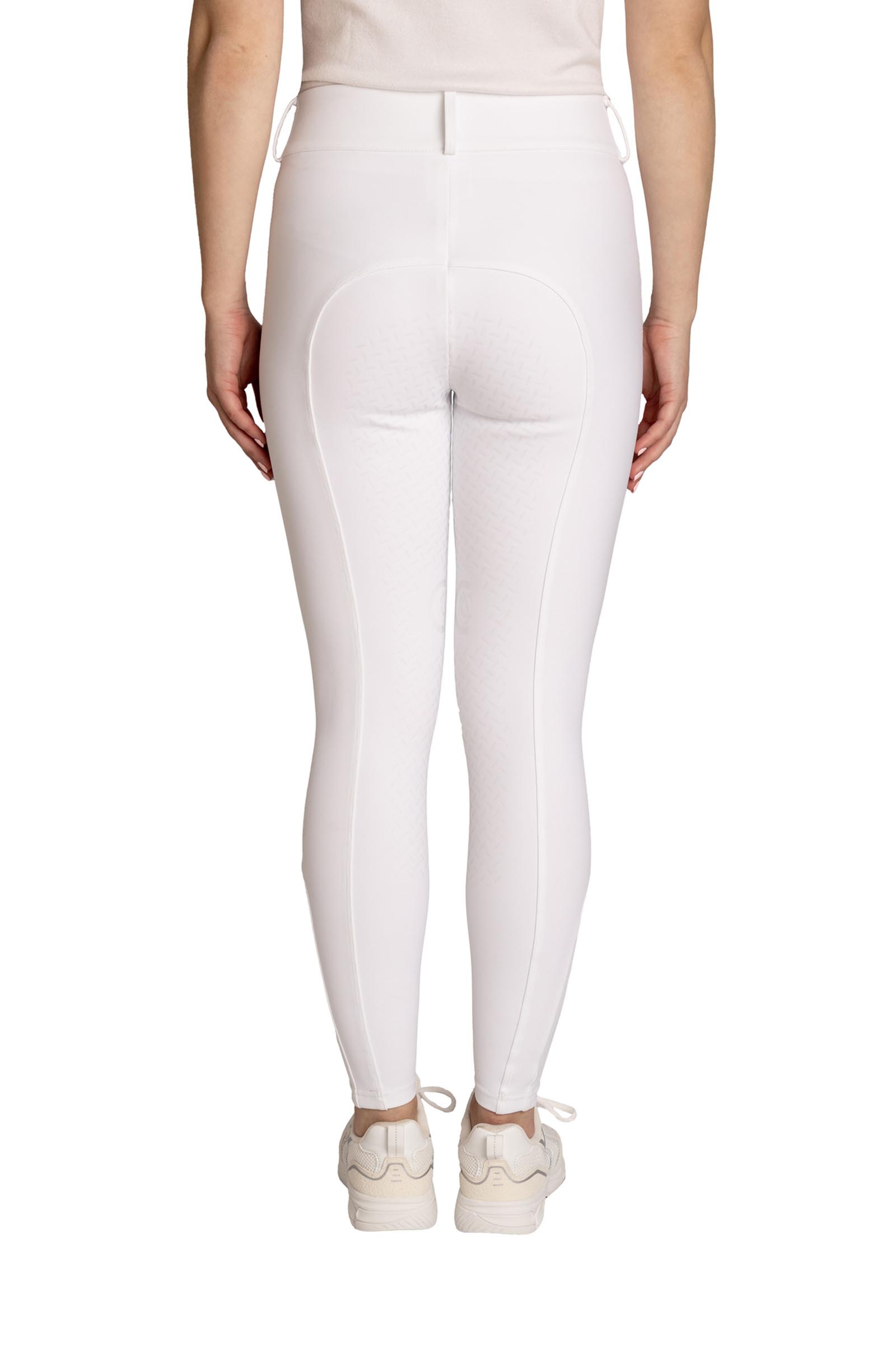 White Kentucky Horsewear Miami pantaloni donna full grip  