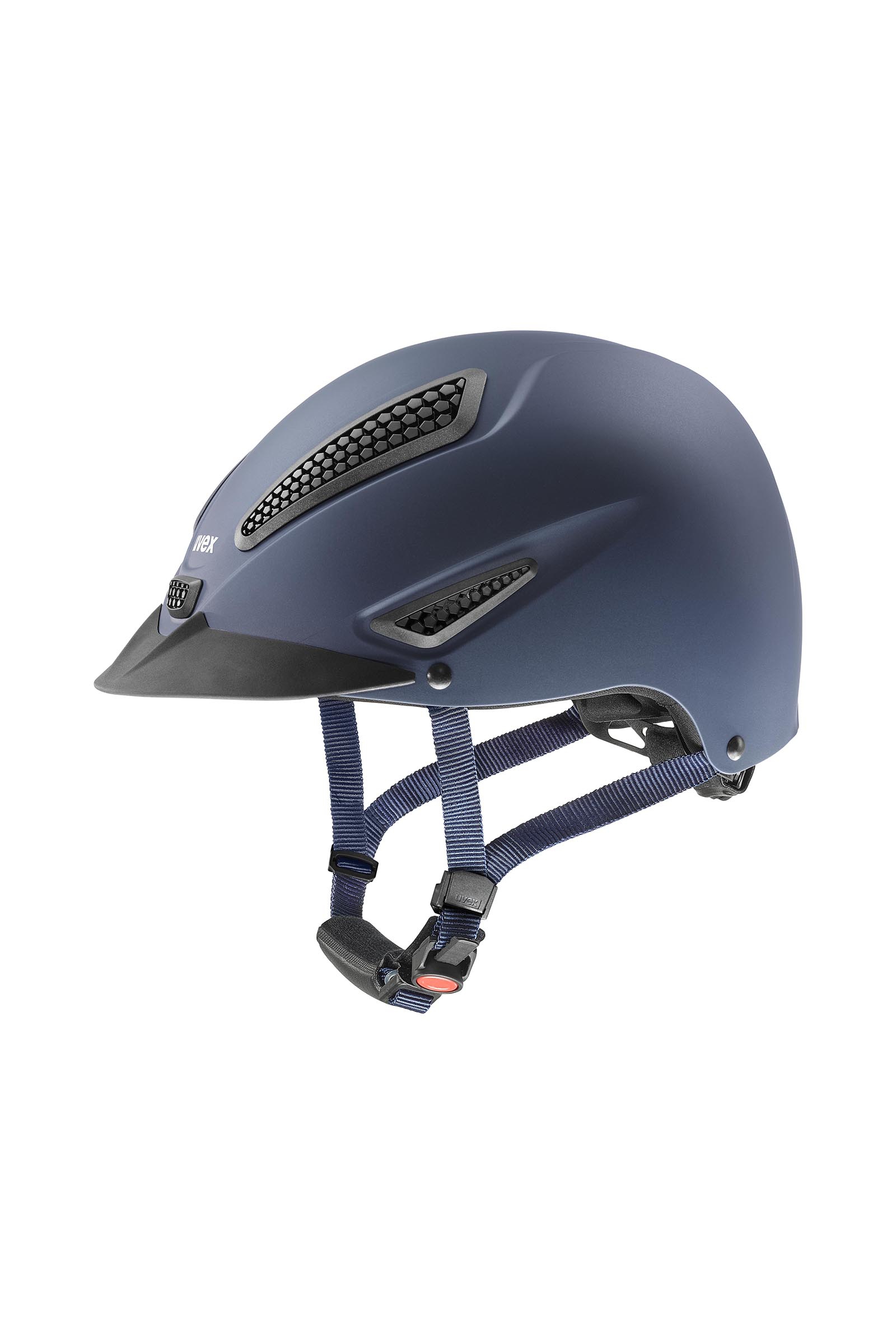 blue mat Uvex Perfexxion III Casco da equitazione