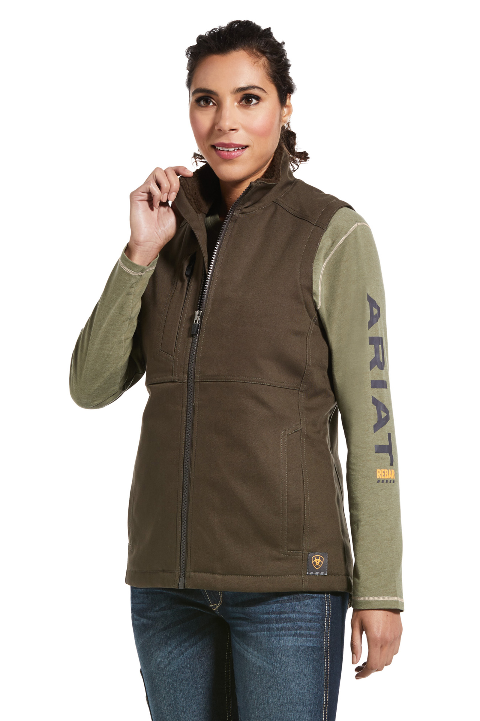 Gilet da donna isolato Ariat Rebar Duracanvas