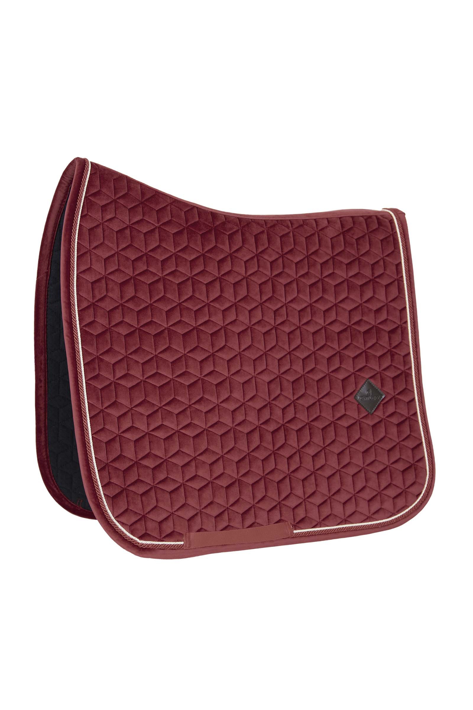 Burgundy Dark Red Kentucky Horsewear Velvet Sottosella dressage