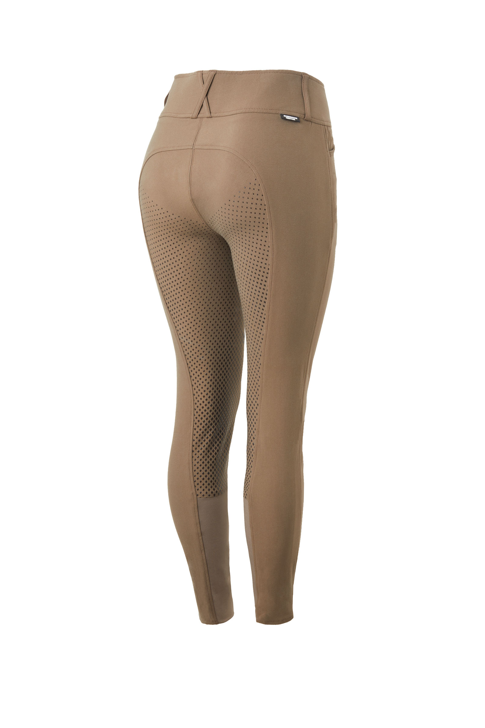 Iron Grey Brown Horze Grand Prix II Pantaloni da equitazione per donna con full grip