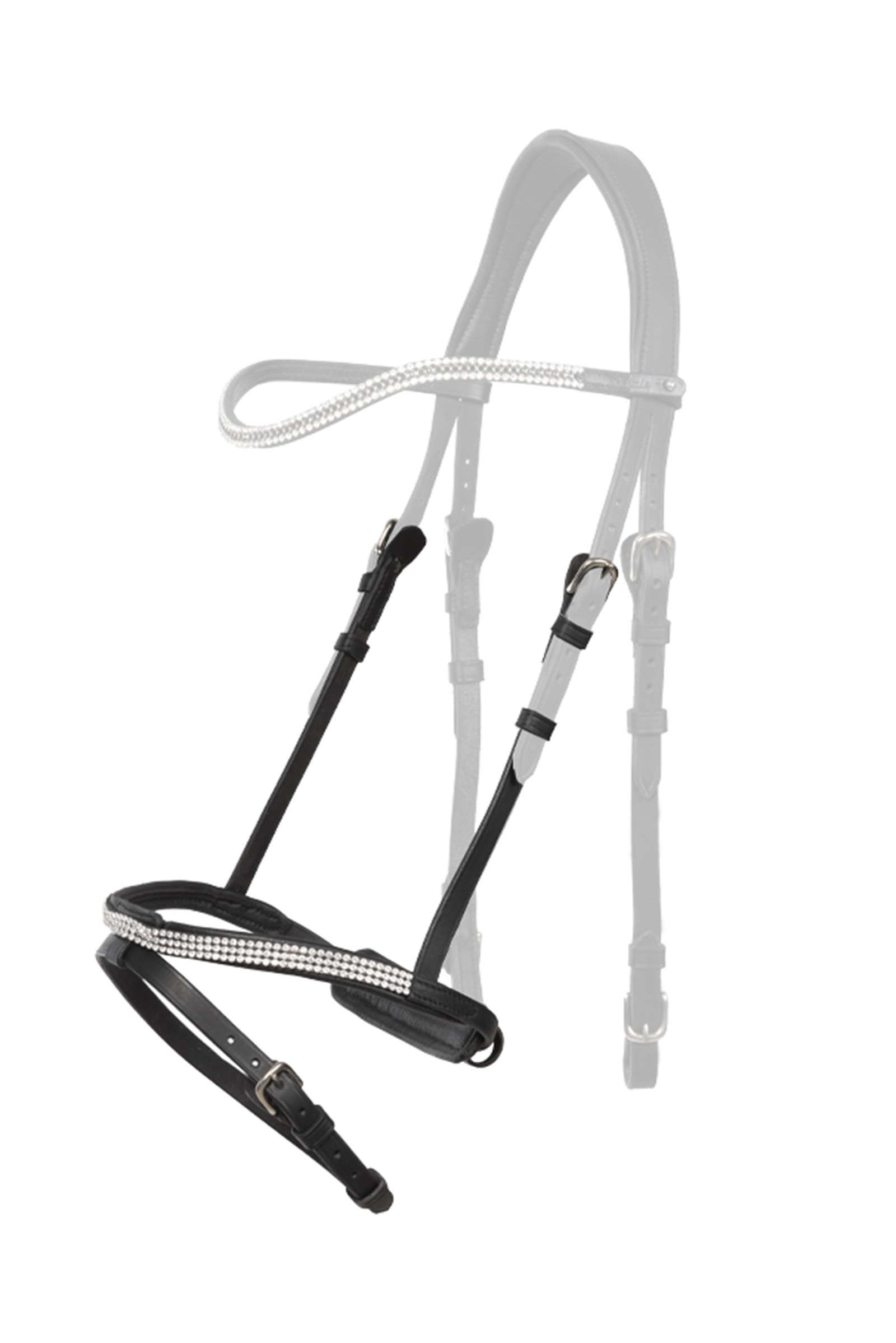 Capezzina inglese Kavalkade Hvítur per la briglia islandese Aradis