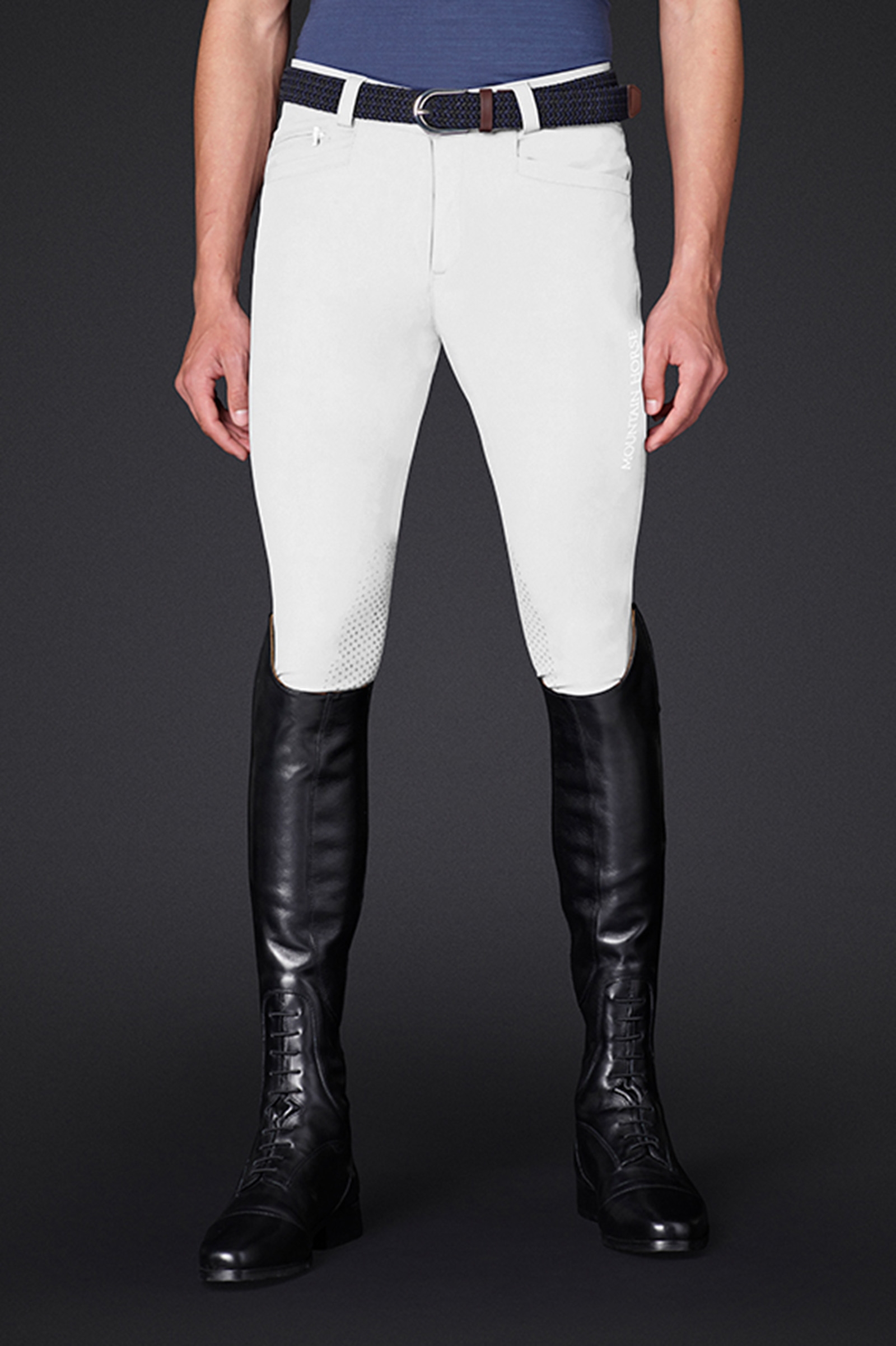 WH/AB Pantaloni da equitazione Mountain Horse Robin da uomo