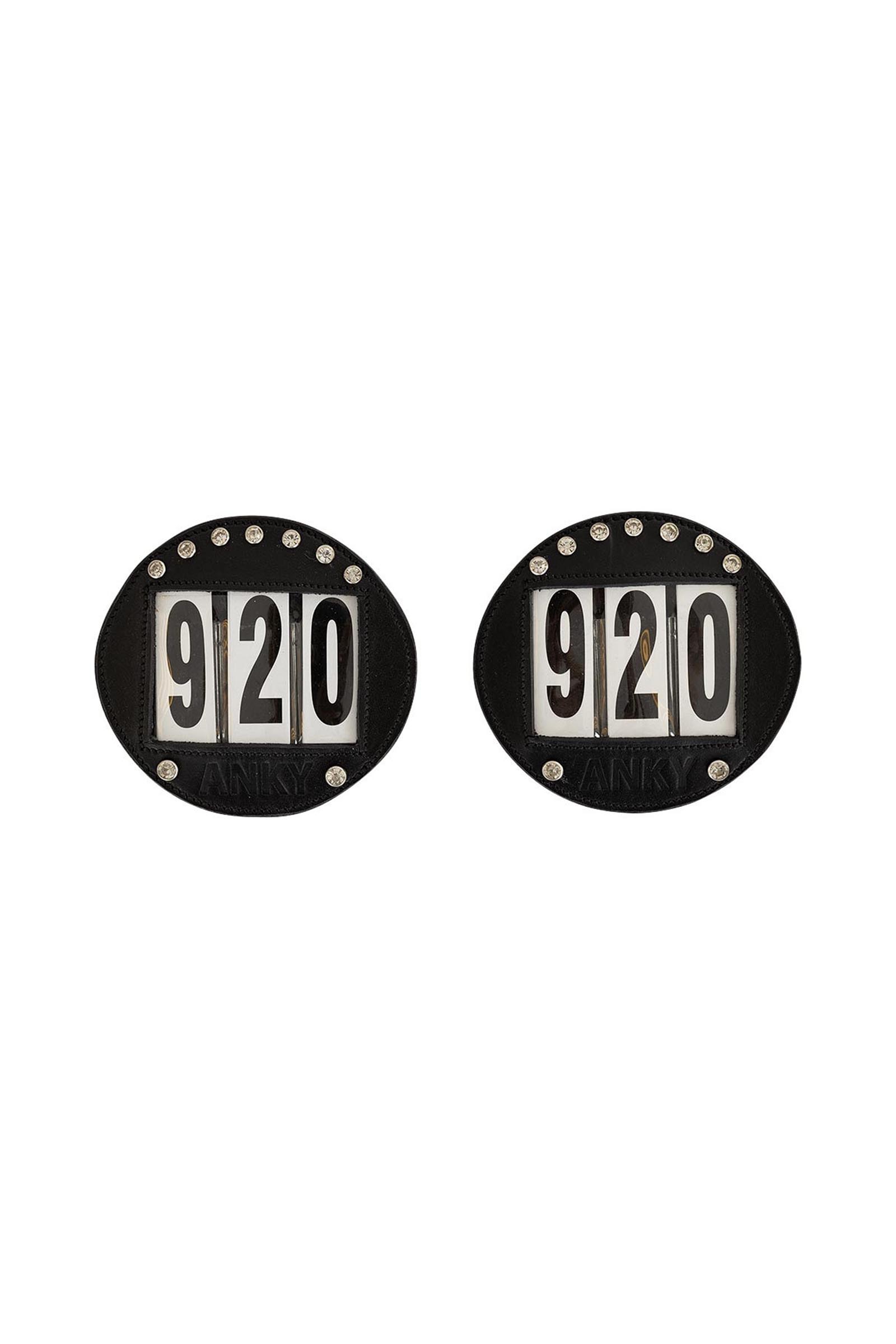 Black ANKY Competition Porta numeri (coppia)