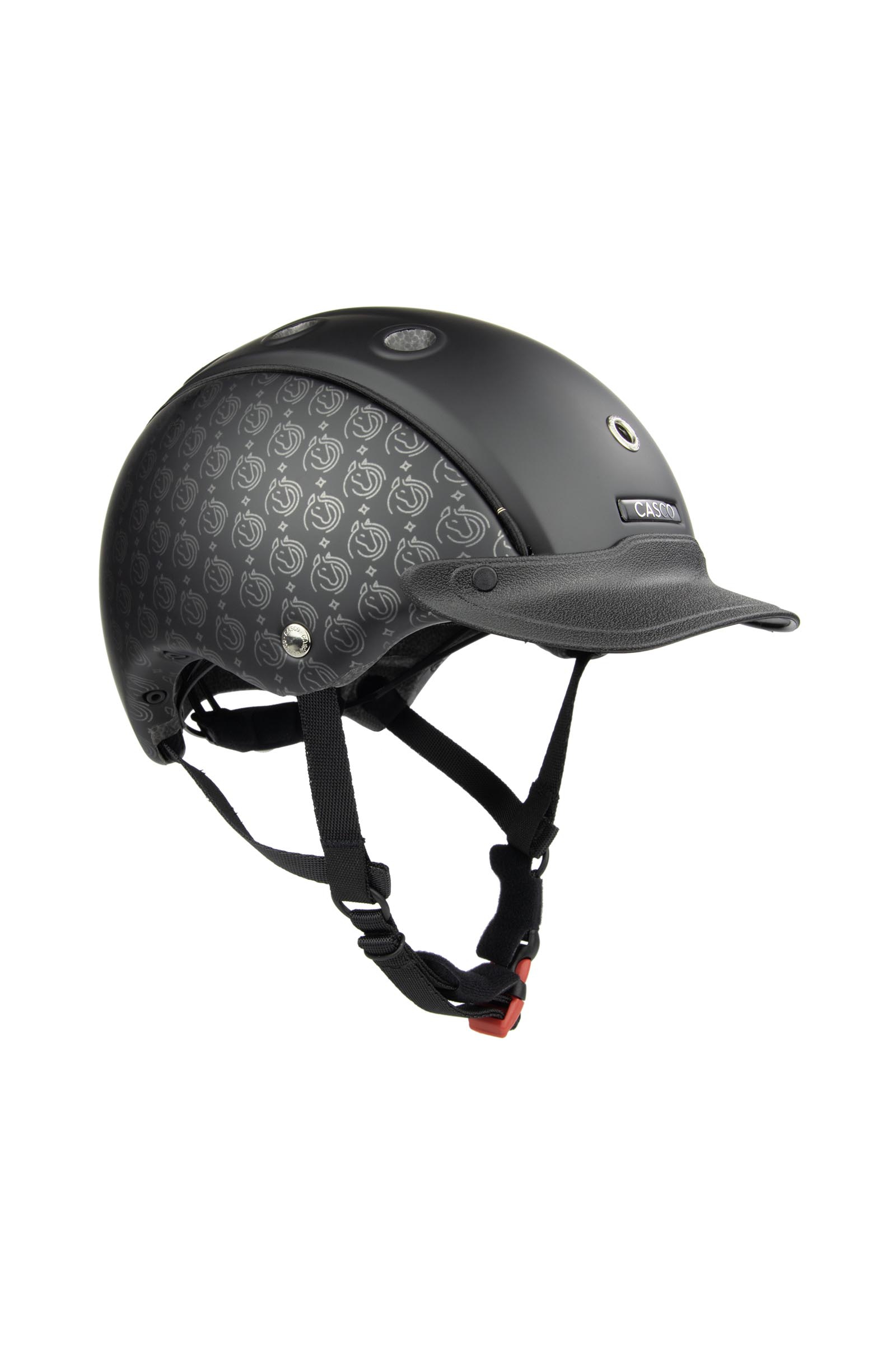 Black Print Casco Choice Starlit casco da equitazione per bambini