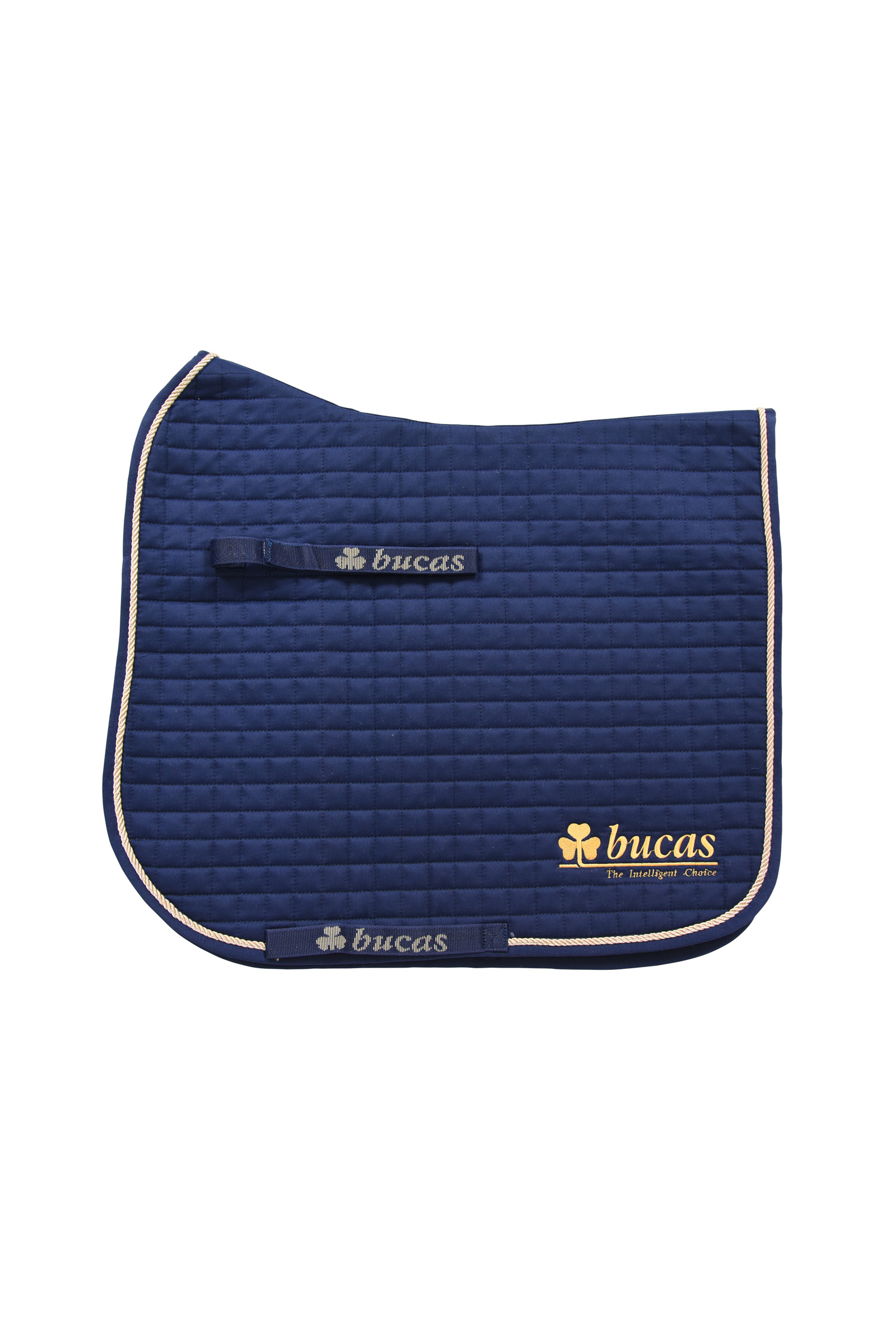 Dark Blue/Gold Bucas Max sottosella da dressage