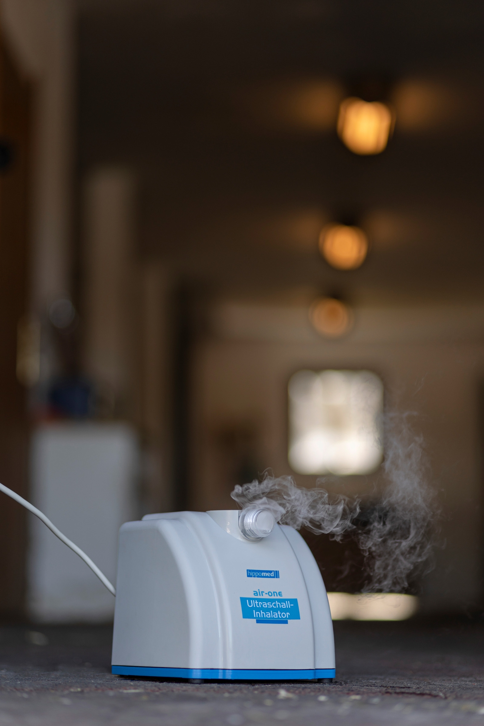 Hippomed AirOne Inalatore per ultrasuoni con maschera, per cavalli mezzosangue