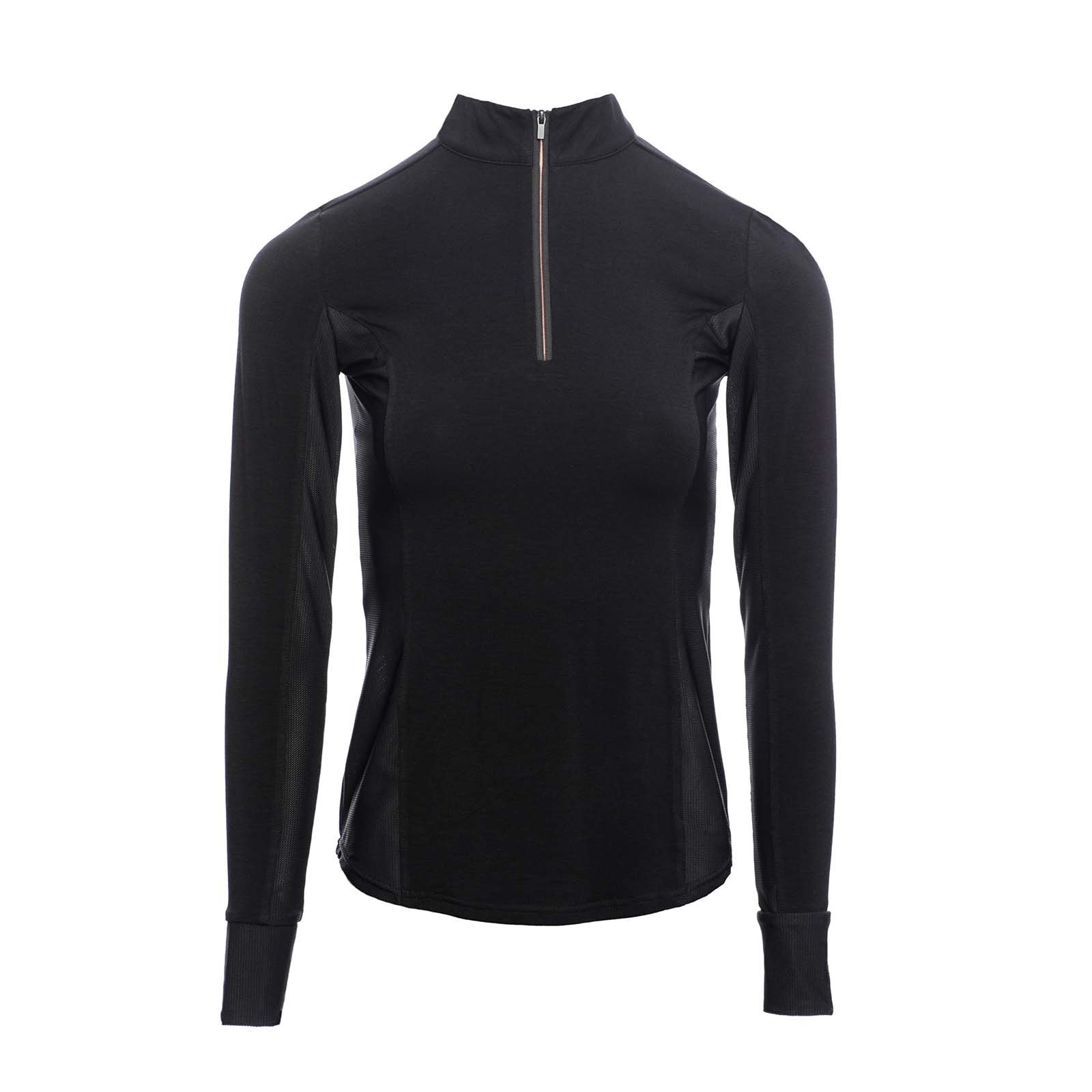 AA CleanCool Maglia a manica lunga con mezza zip