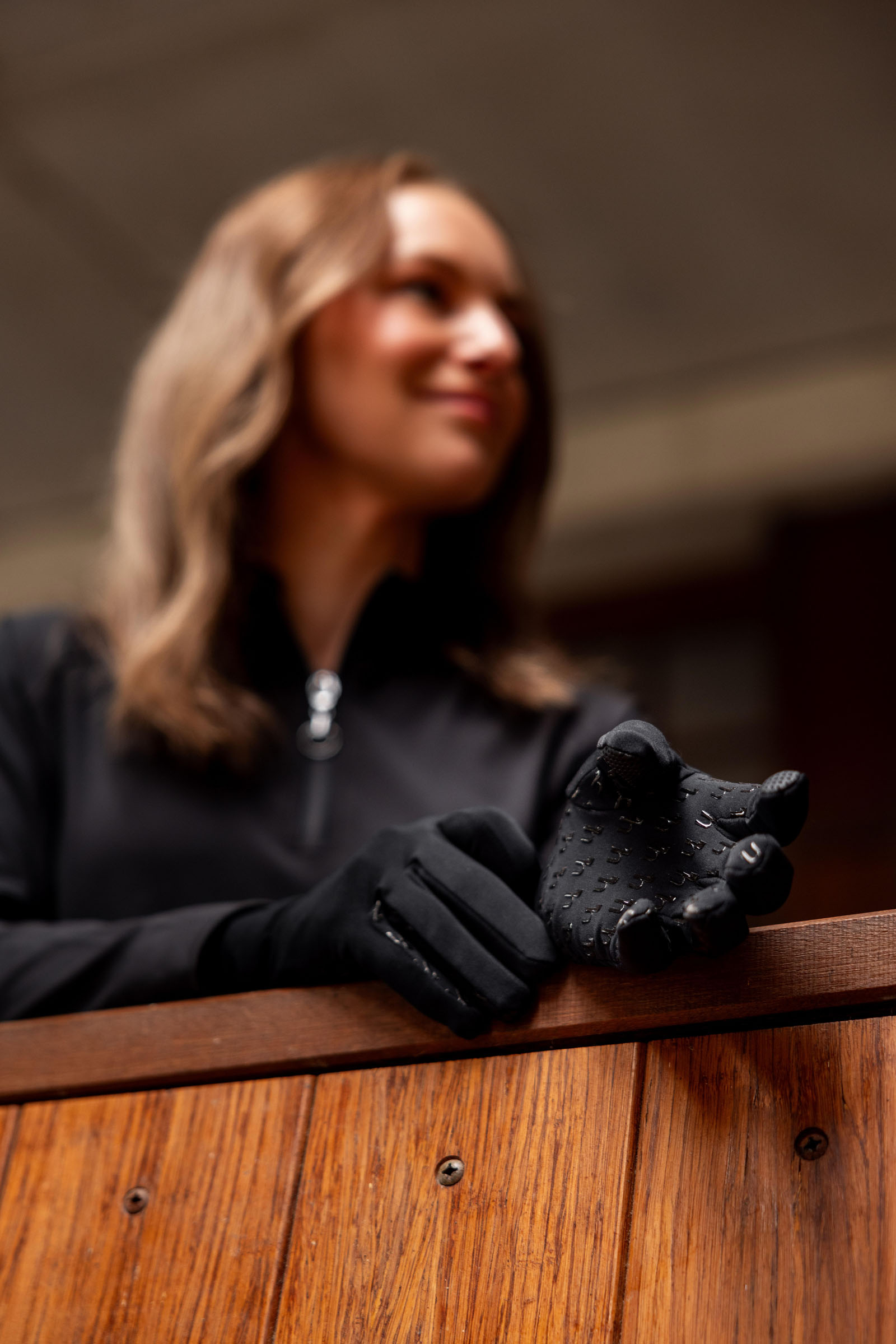 Horze Avery Guanti da equitazione in pile