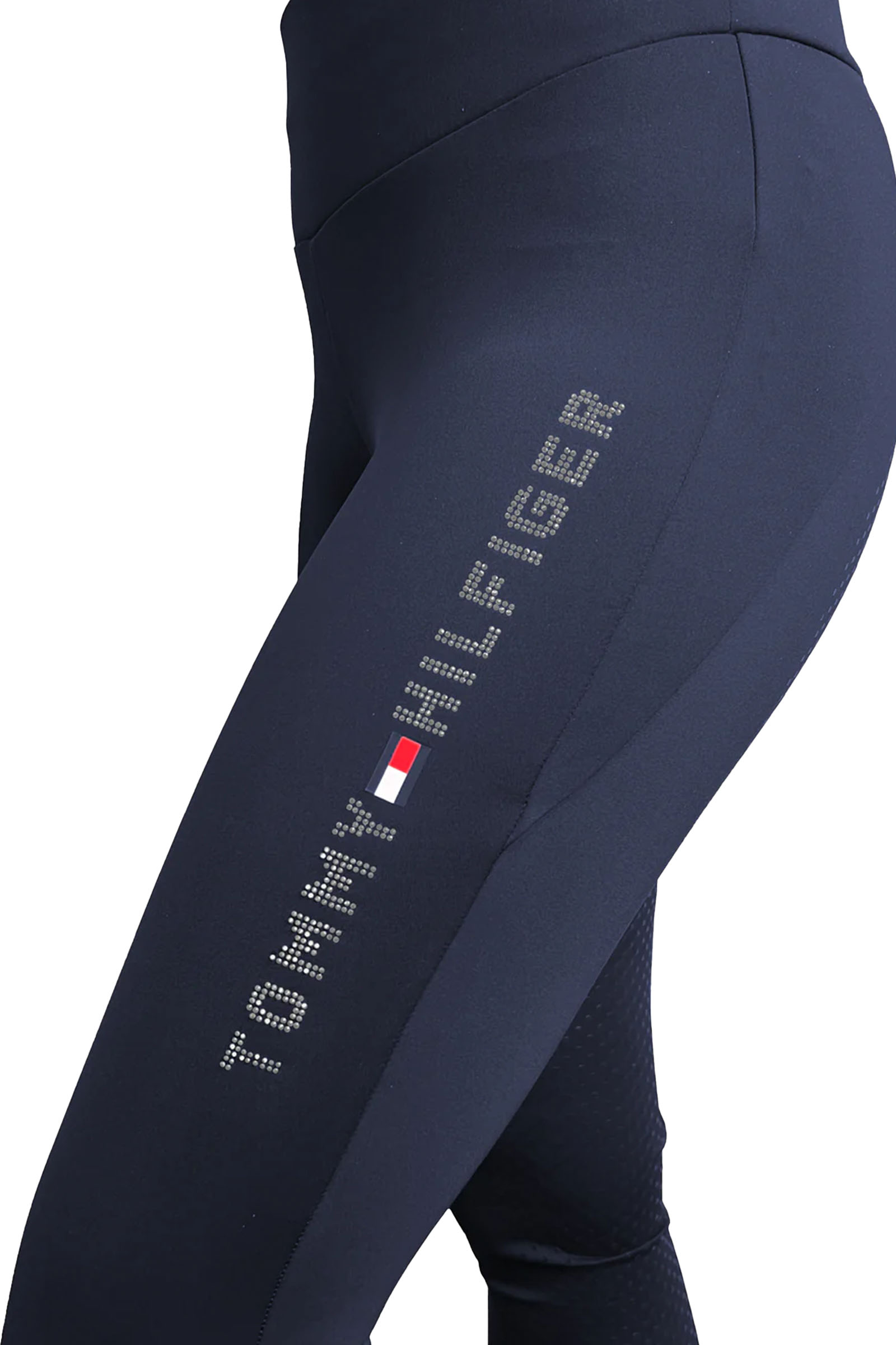 Tommy Hilfiger Capsule Collection Elmira leggins da equitazione con full seat e strass, per tutto l’anno