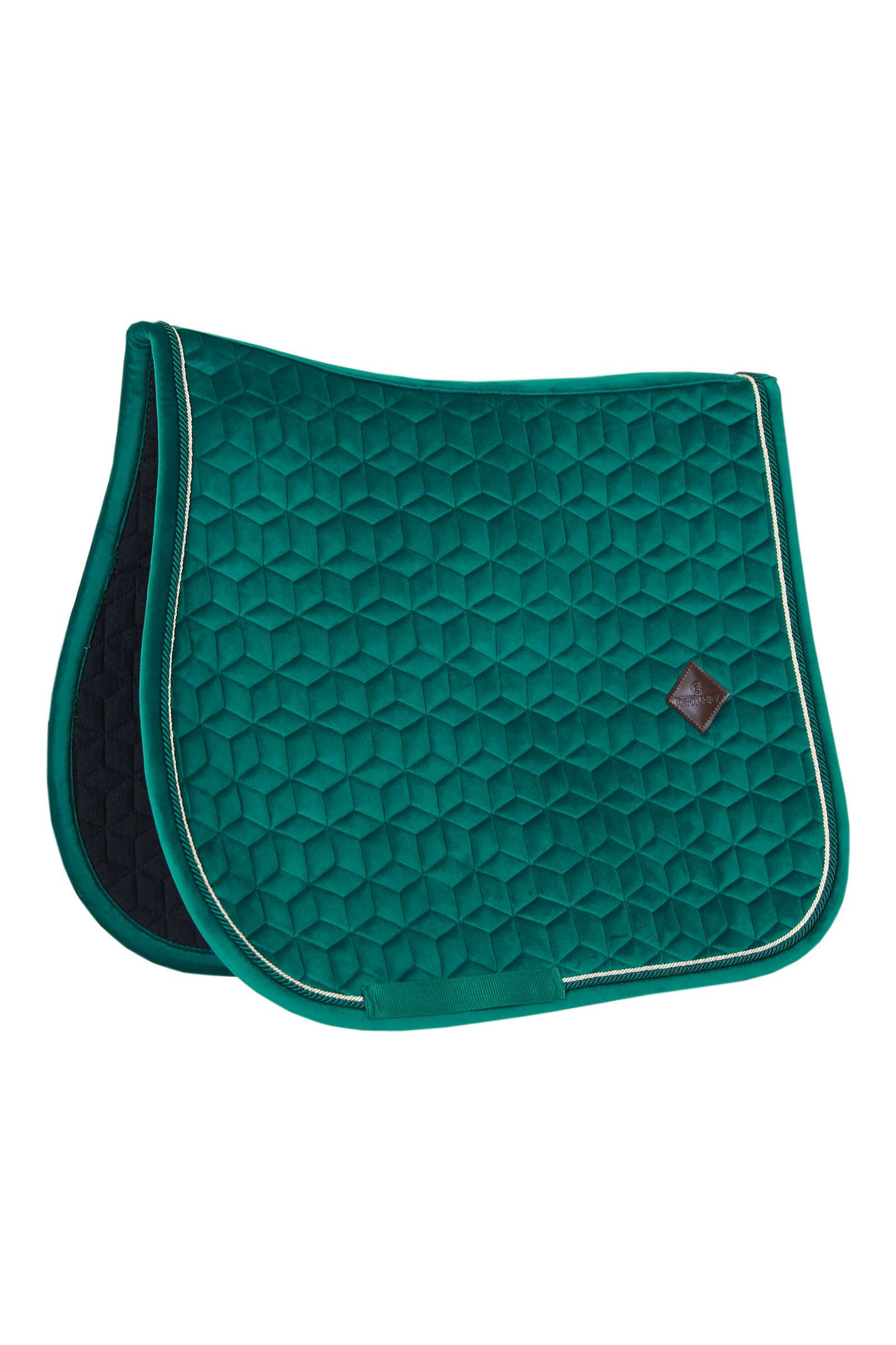 Green Kentucky Horsewear Velvet Sottosella da salto 