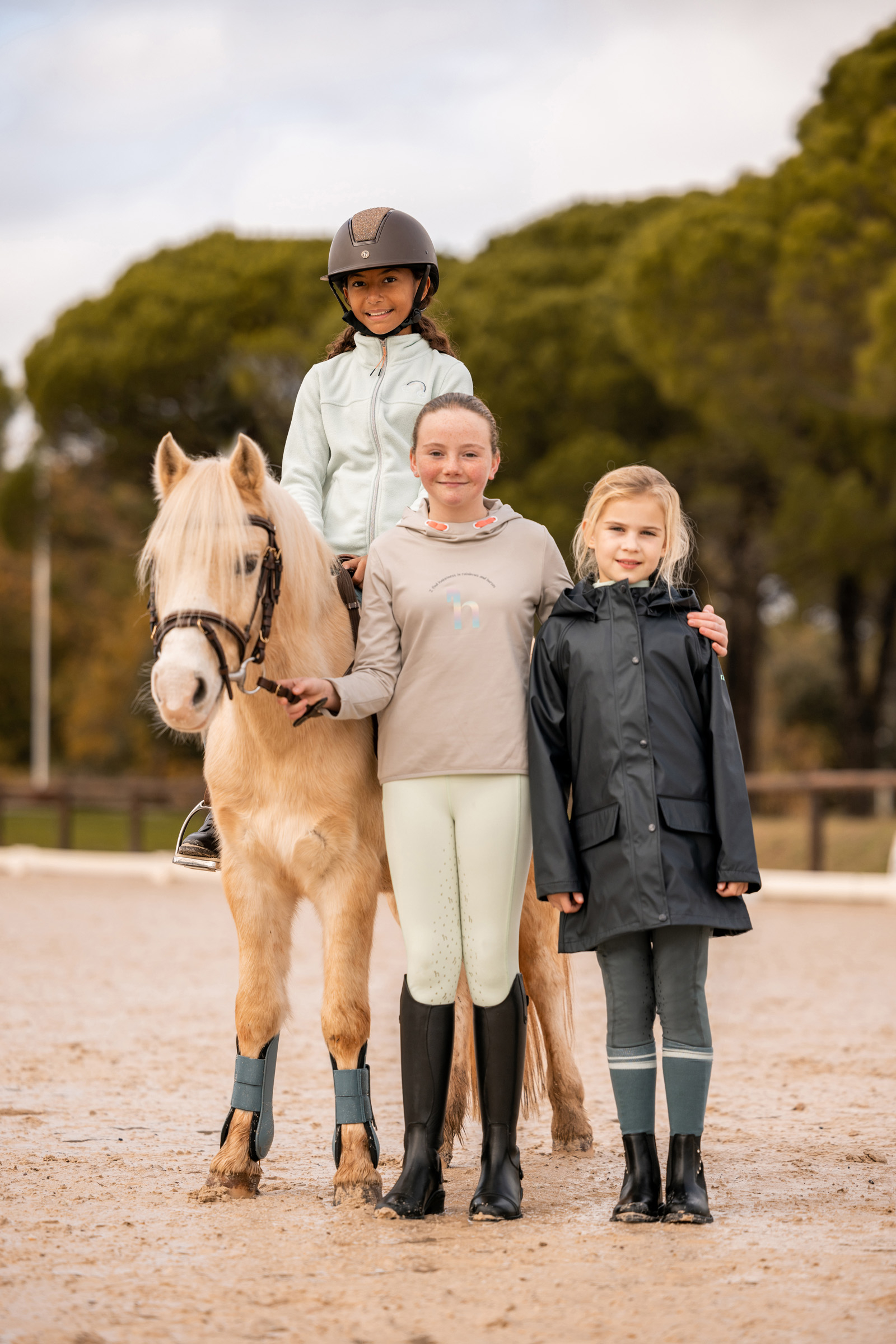 Horze Clara Giacca impermeabile da bambini