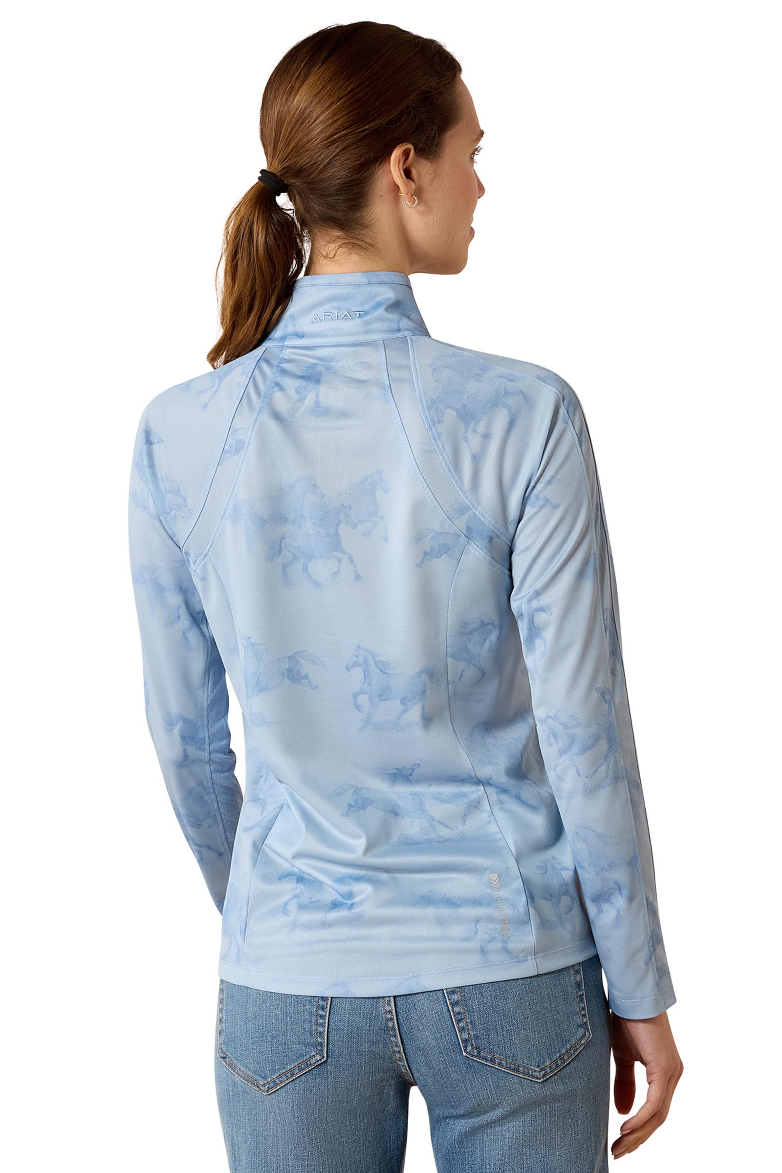 Ariat Baselayer Sunstopper 3.0 donna con zip 1/4