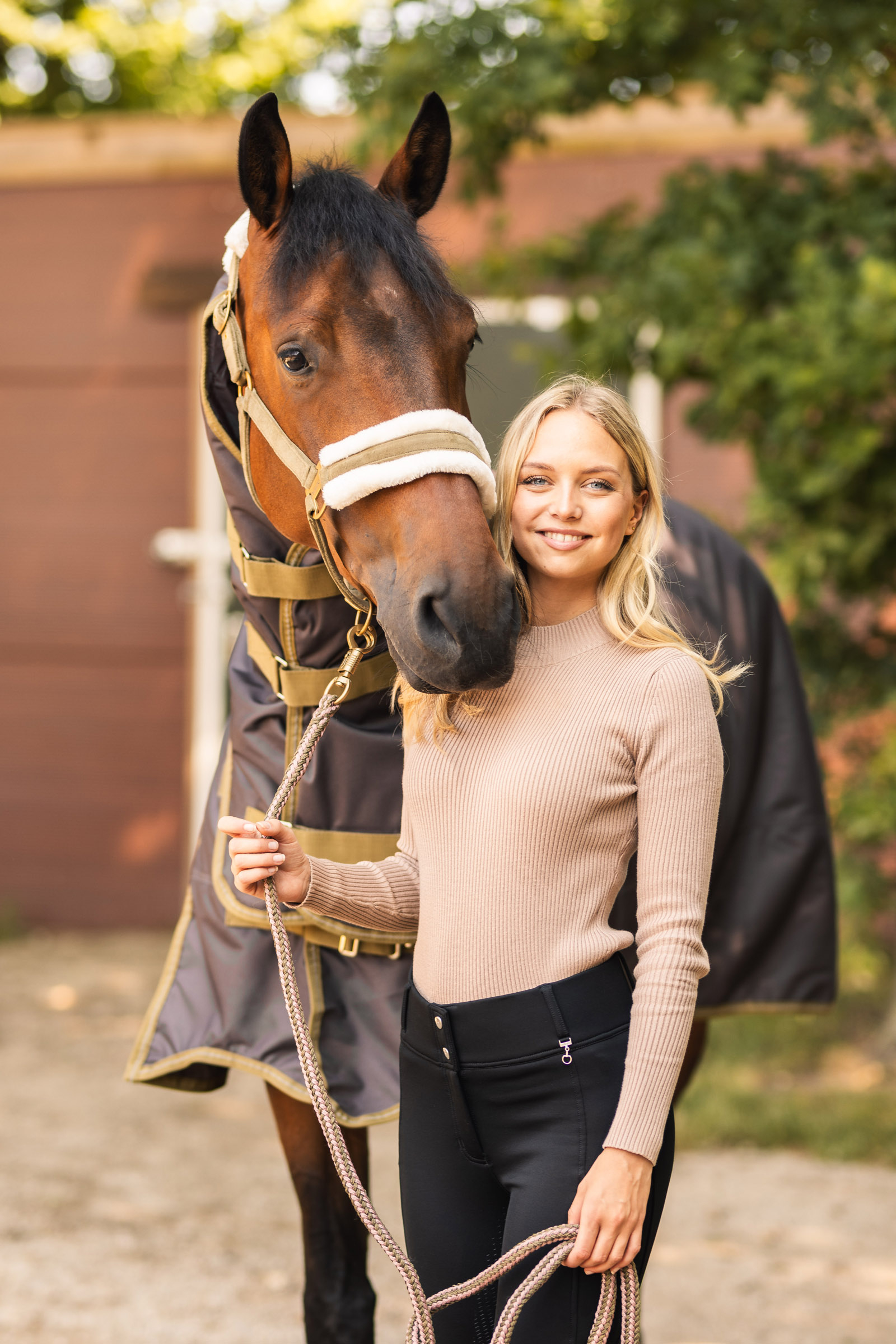 Horze Ava Rib Pullover lavorato a maglia per donna