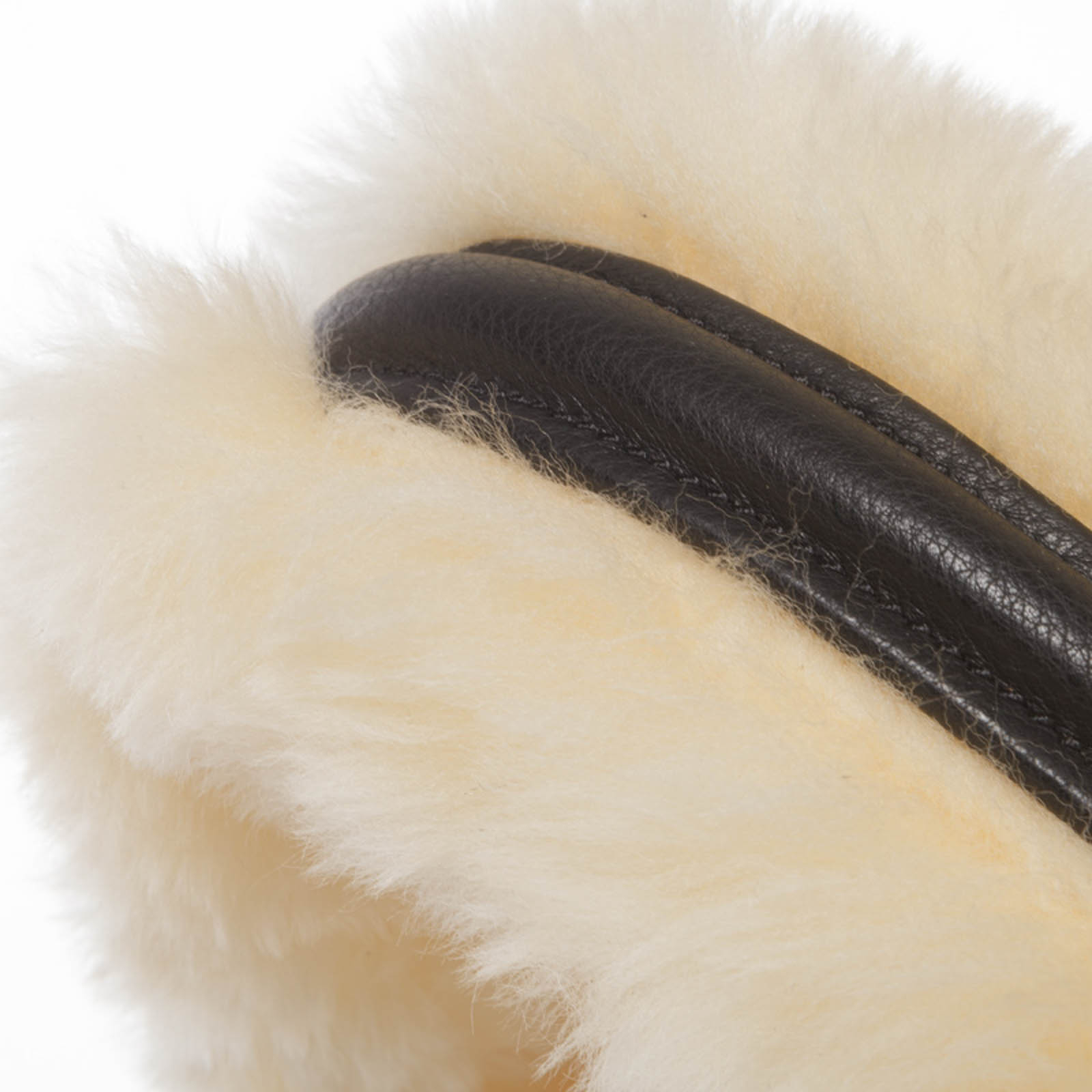 Kavalkade Meravigliosa cavezza in pelle con pelle di pecora