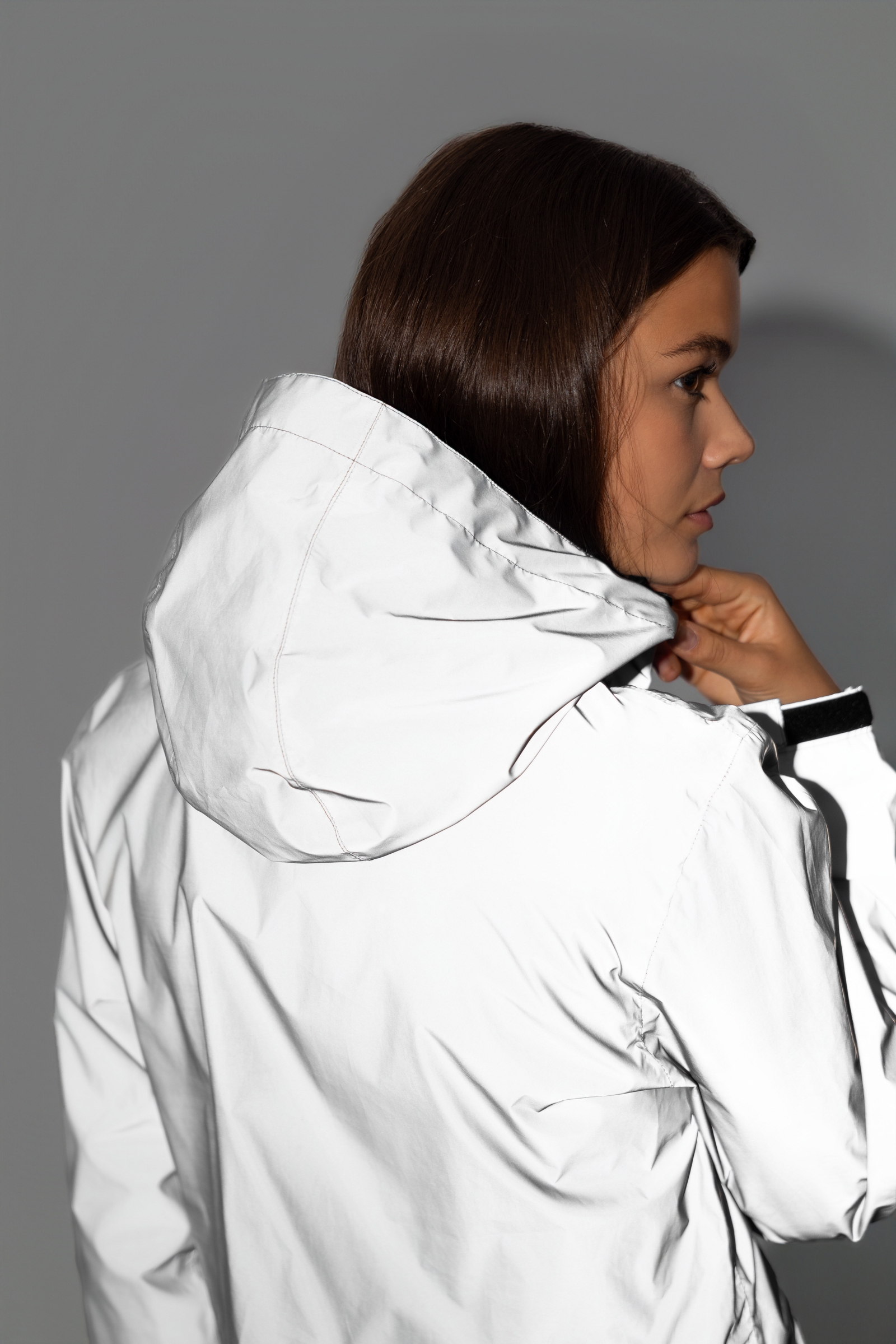 Horze Impermeabile riflettente da donna