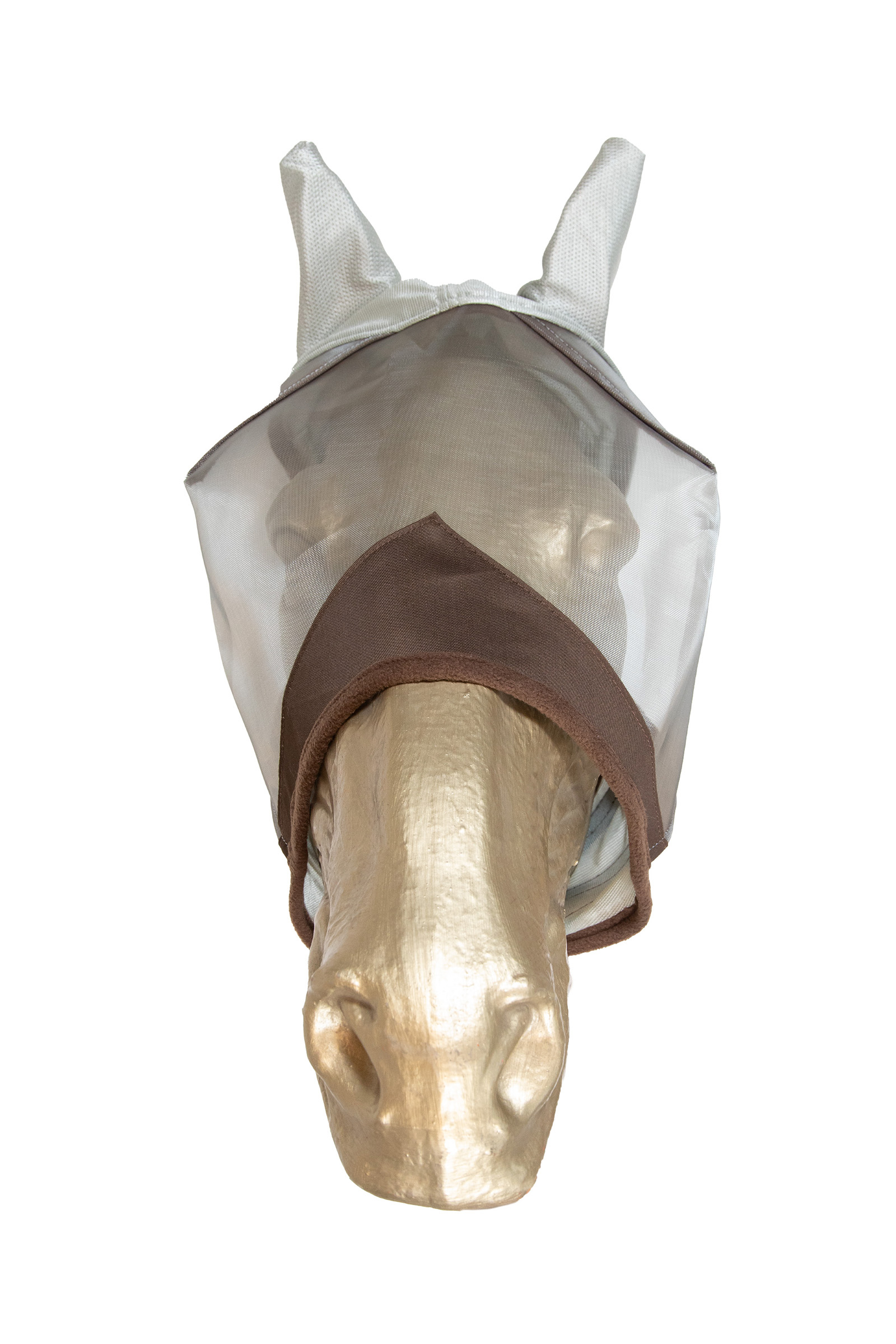 Silver Kentucky Horsewear Classic Cappuccio antimosche con orecchie