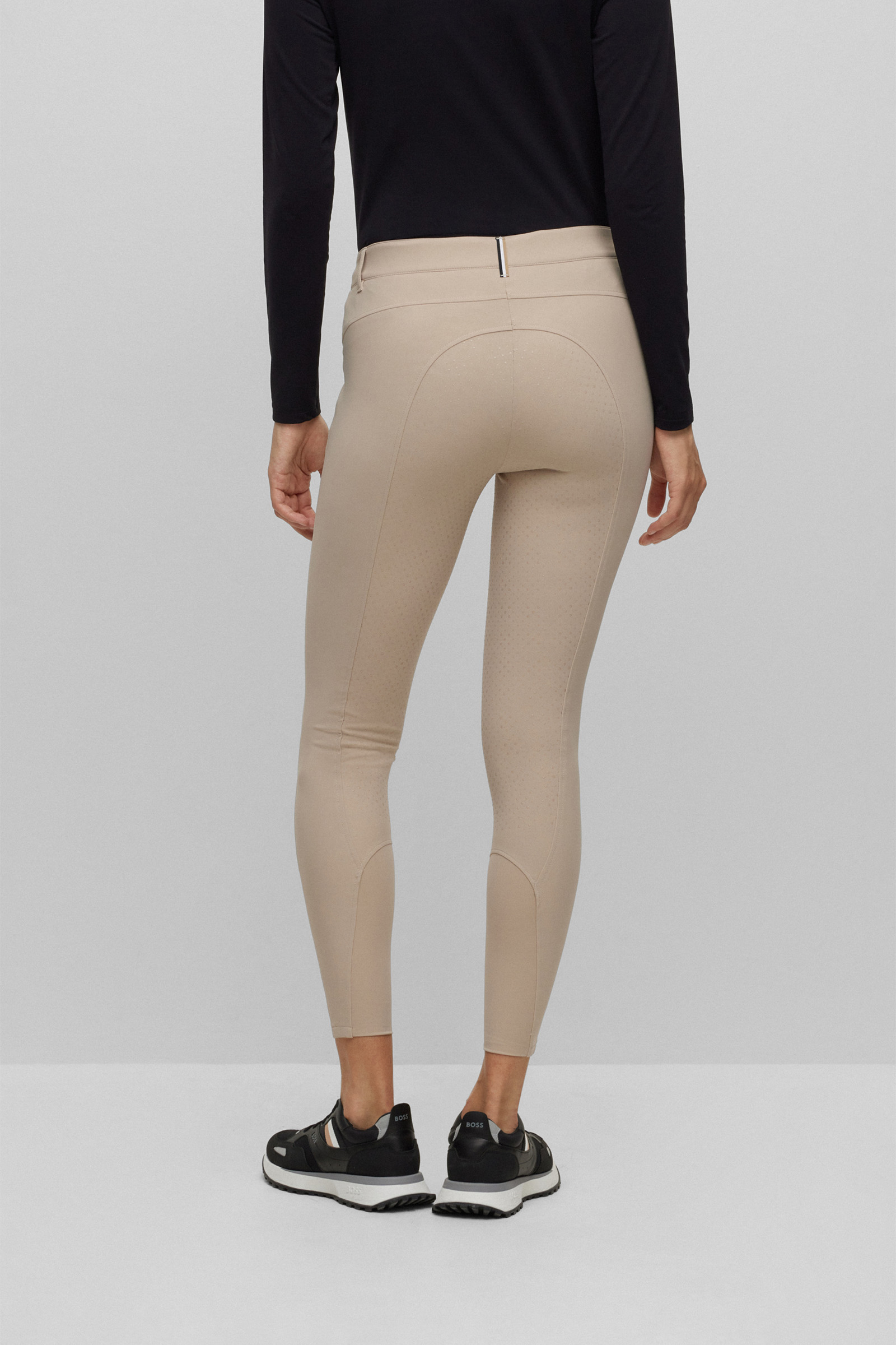Pantaloni da equitazione con impugnatura completa Boss Heather da donna