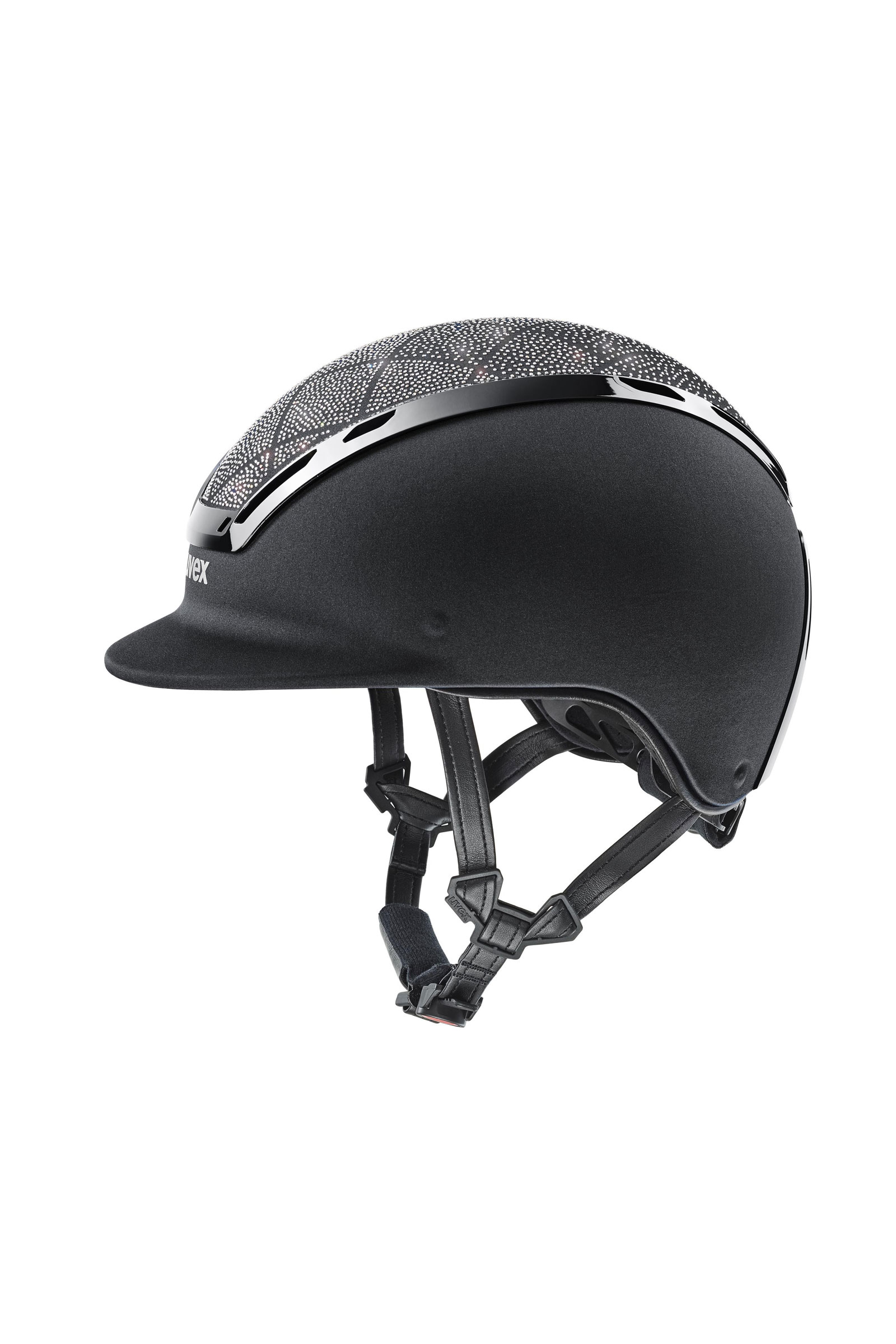 black Uvex Exxeed Flash Casco da equitazione