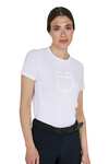 Equestro SS2026 T-shirt cotone logo lucido donna  