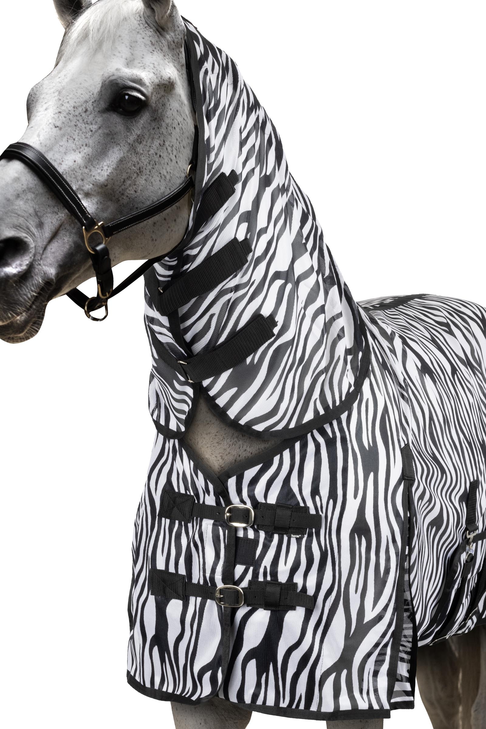 Horze Defender coperta antimosche con copri pancia