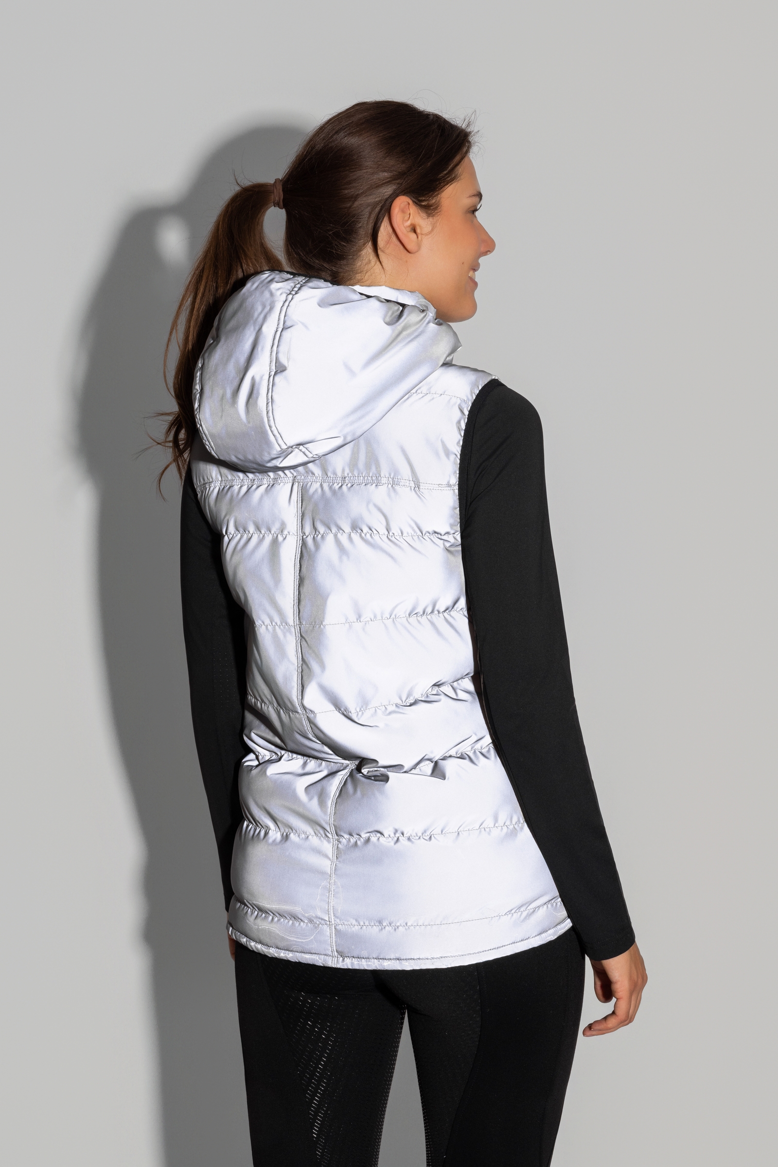 Horze Gilet imbottito riflettente da donna
