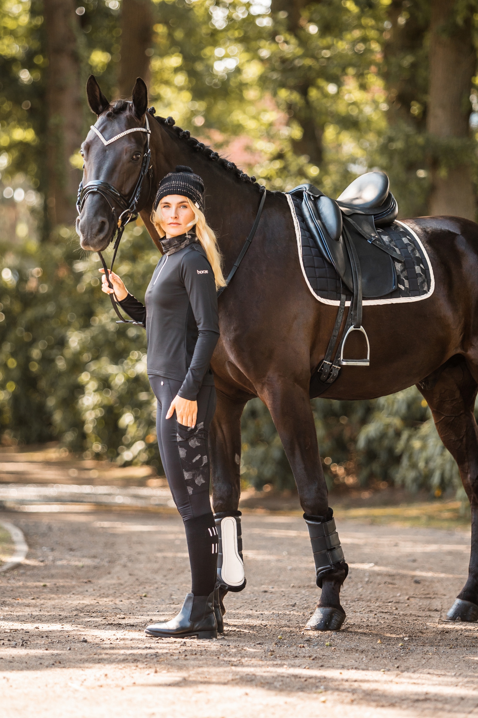 Horze Luminox Sottosella rifrangente