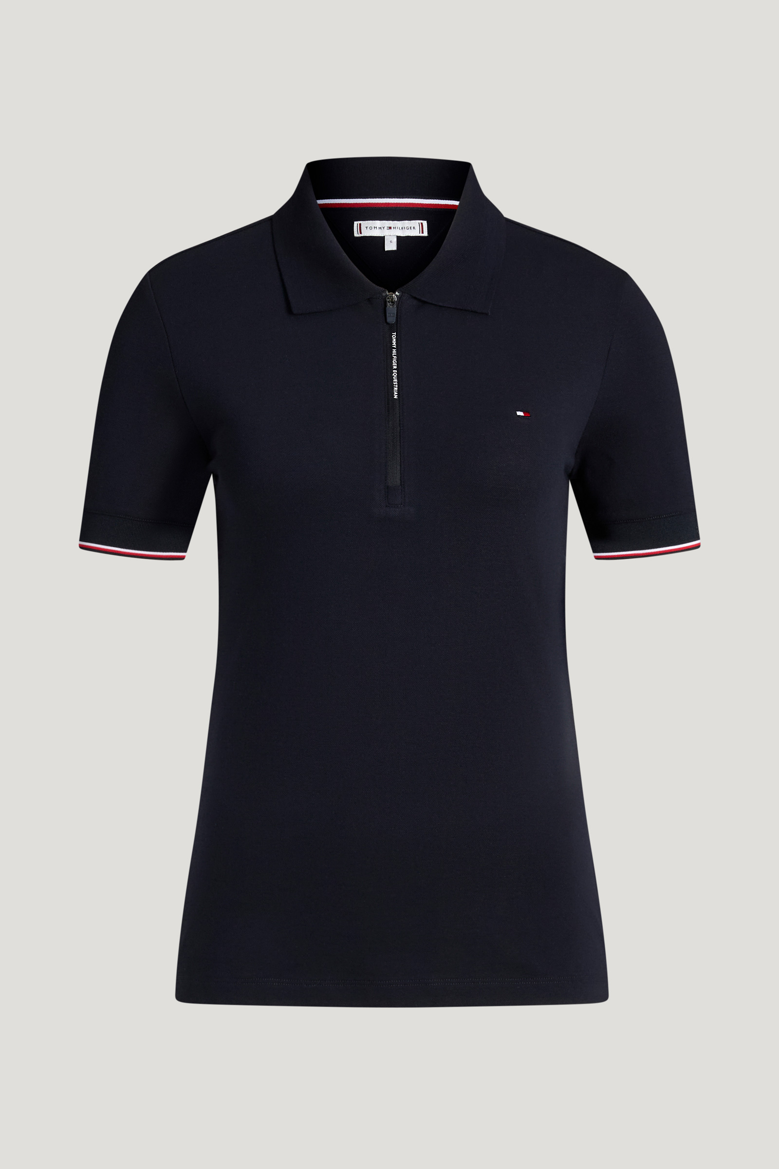 Tommy Hilfiger Equestrian Anaheim polo donna con zip