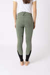 Pantaloni da equitazione a vita alta con full seat in silicone da donna