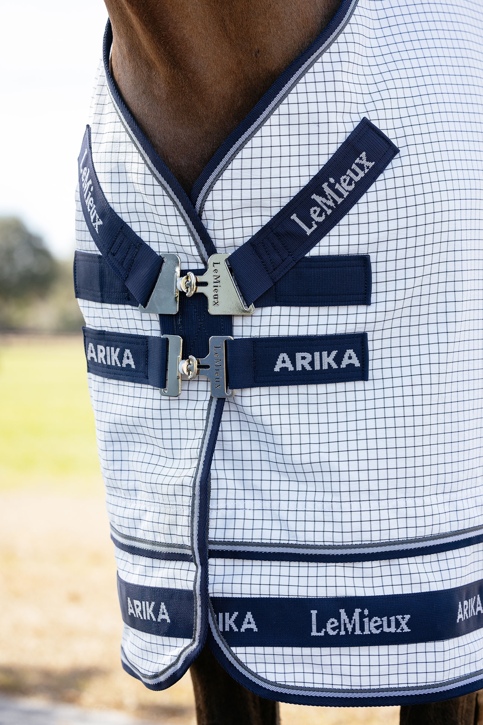 LeMieux Arika 450D coperta da paddock con collo removibile, 0g