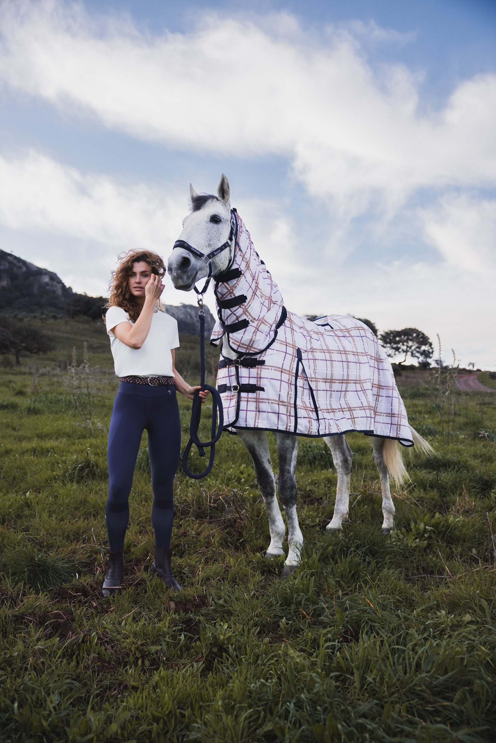 Horze Mira leggins da equitazione con full seat da donna  