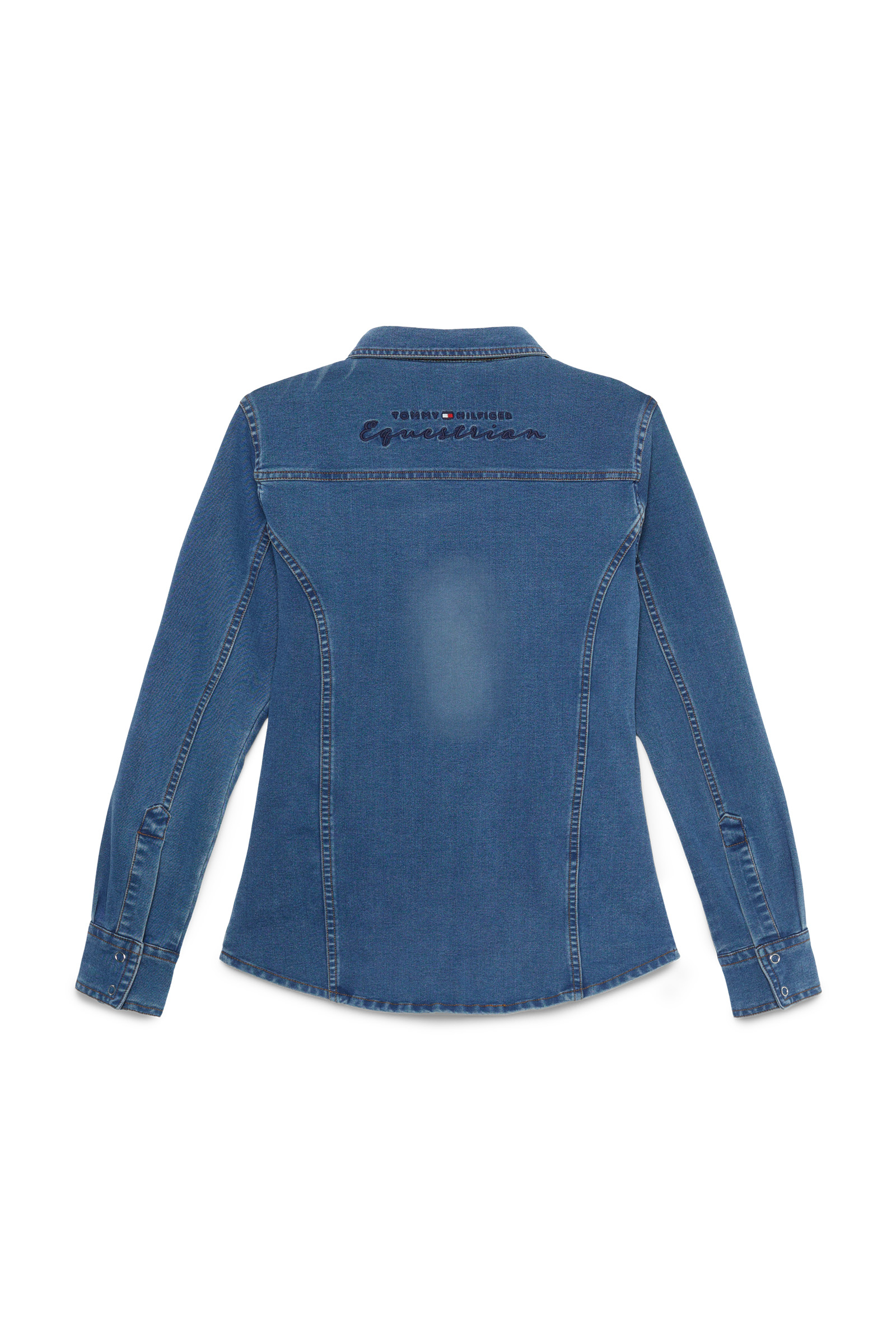 Camicia in denim stretch Tommy Hilfiger Equestrian Woodside