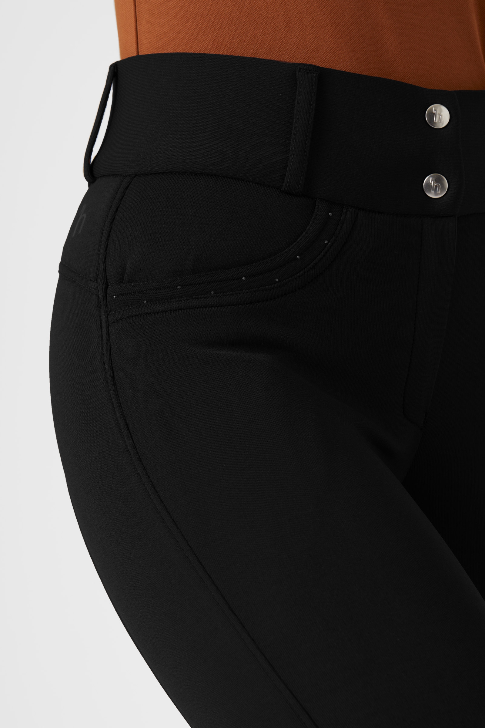 Horze Mia Pantaloni da equitazione termici con full seat in silicone da donna