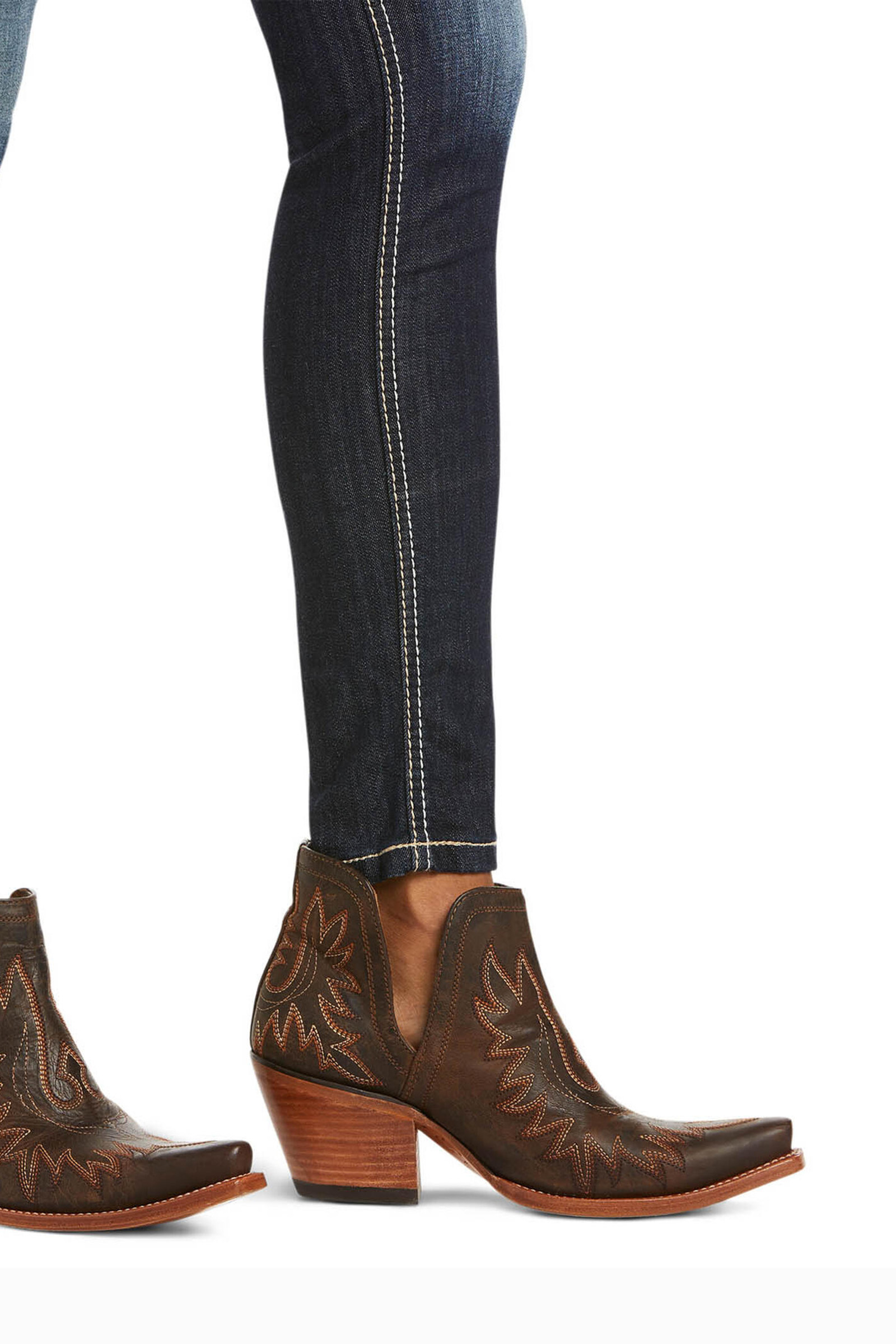 Ariat Ella R.E.A.L. Outseam jeans skinny da donna a vita media