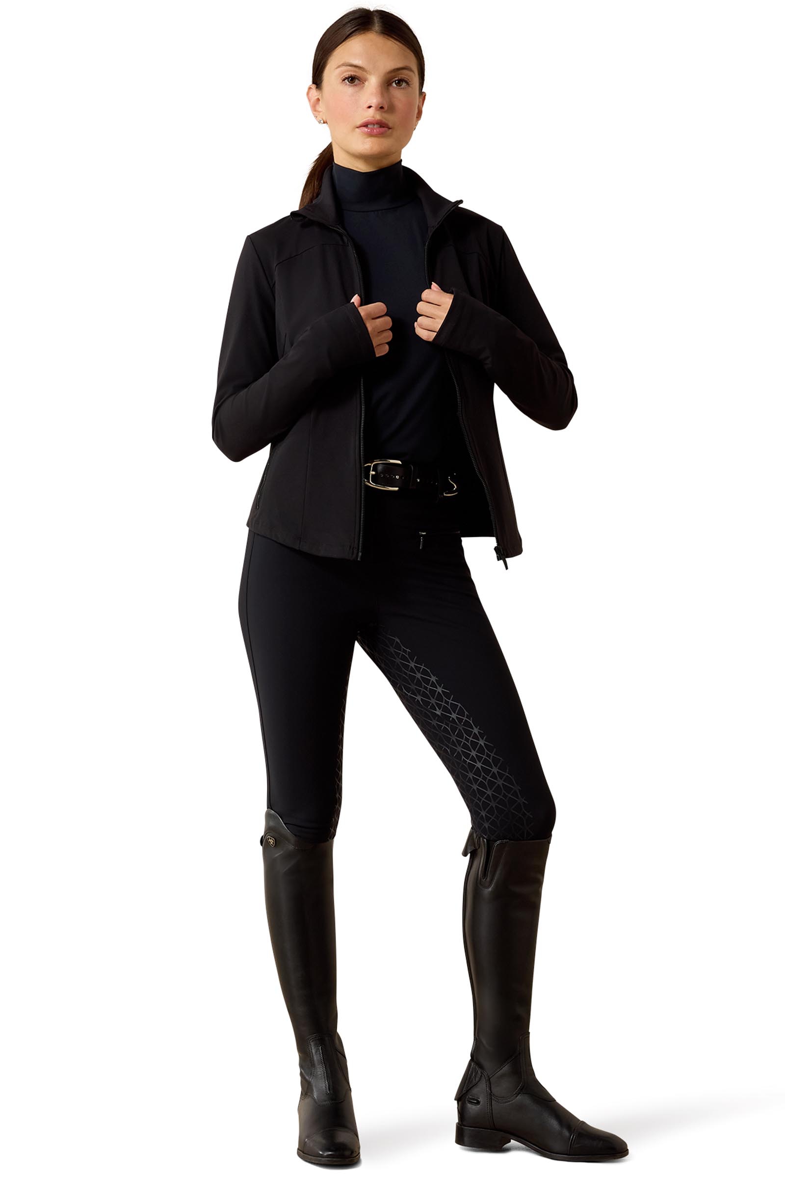 Ariat Baselayer SolVeil donna con zip intera