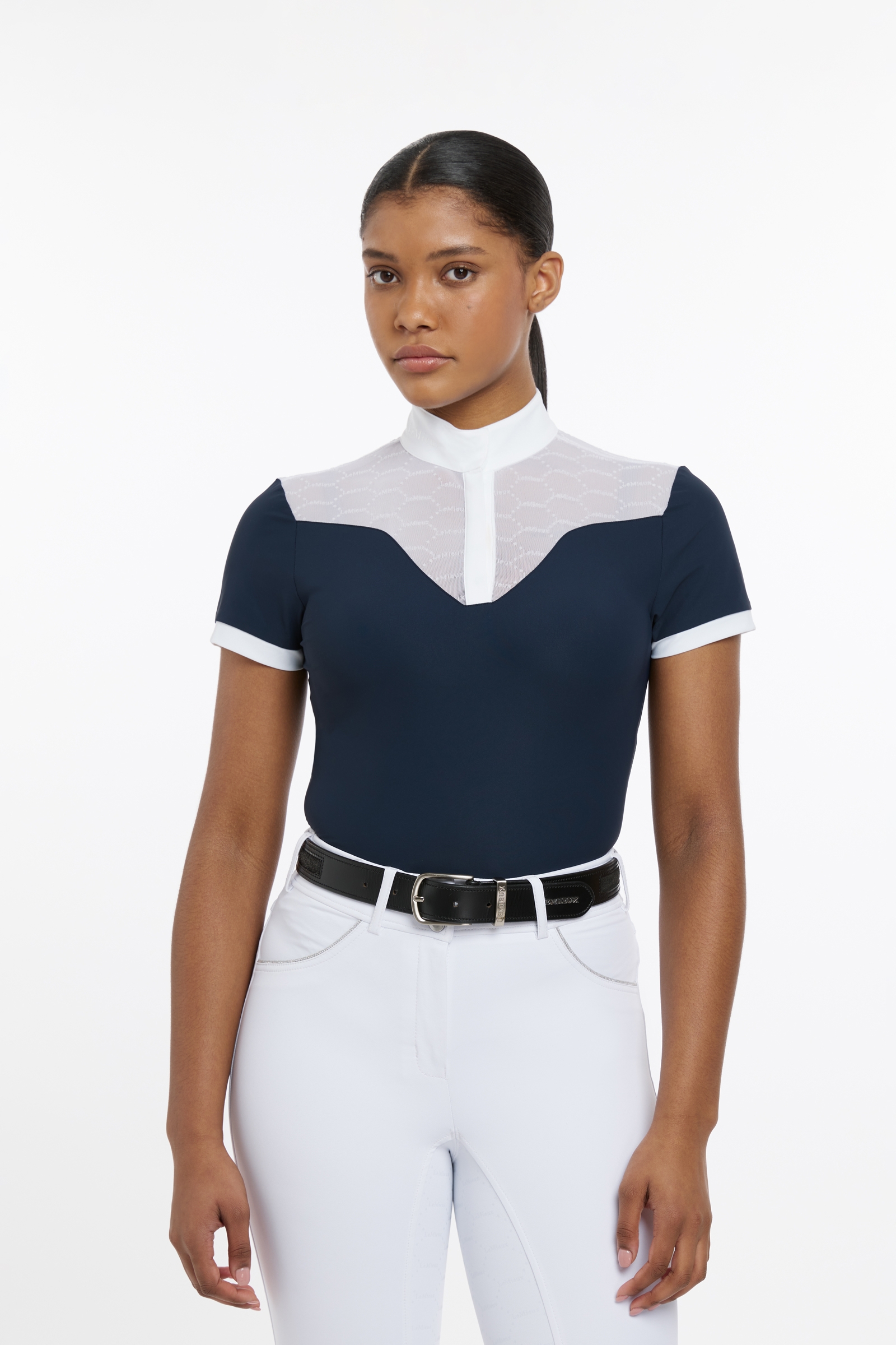 LeMieux Emily camicia da gara a maniche corte da donna