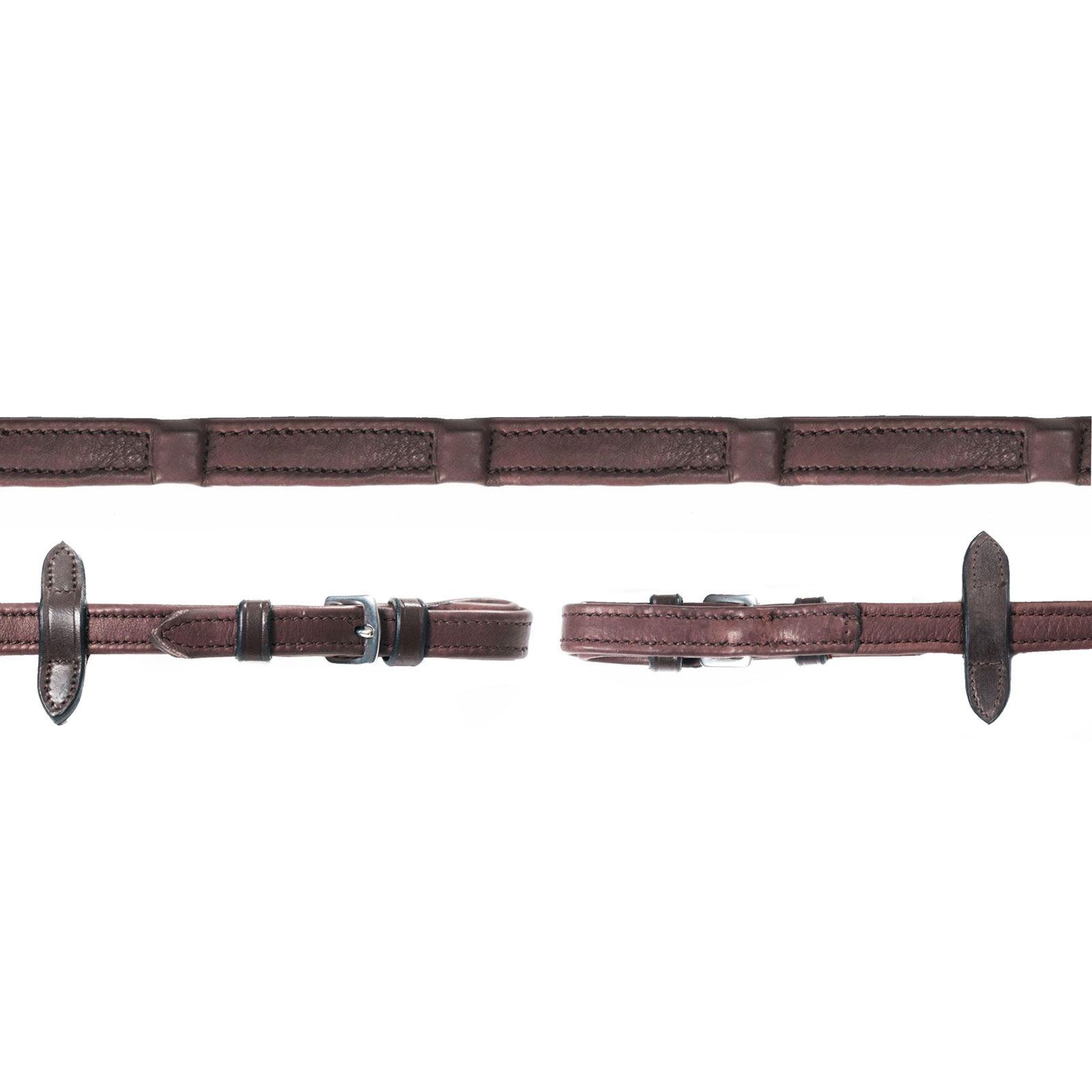 Dark Brown/Silver Redini in pelle Schockemöhle Sports Durasoft, inserto in nylon