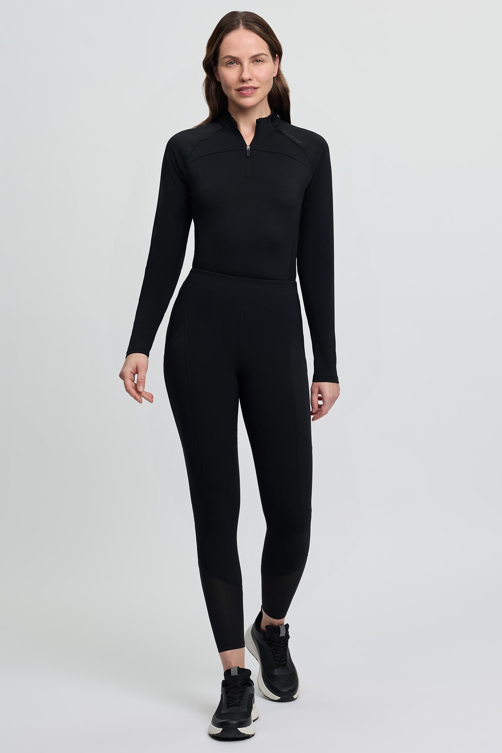 LeMieux Airflow pantaloni da equitazione donna pull on con seduta integrale