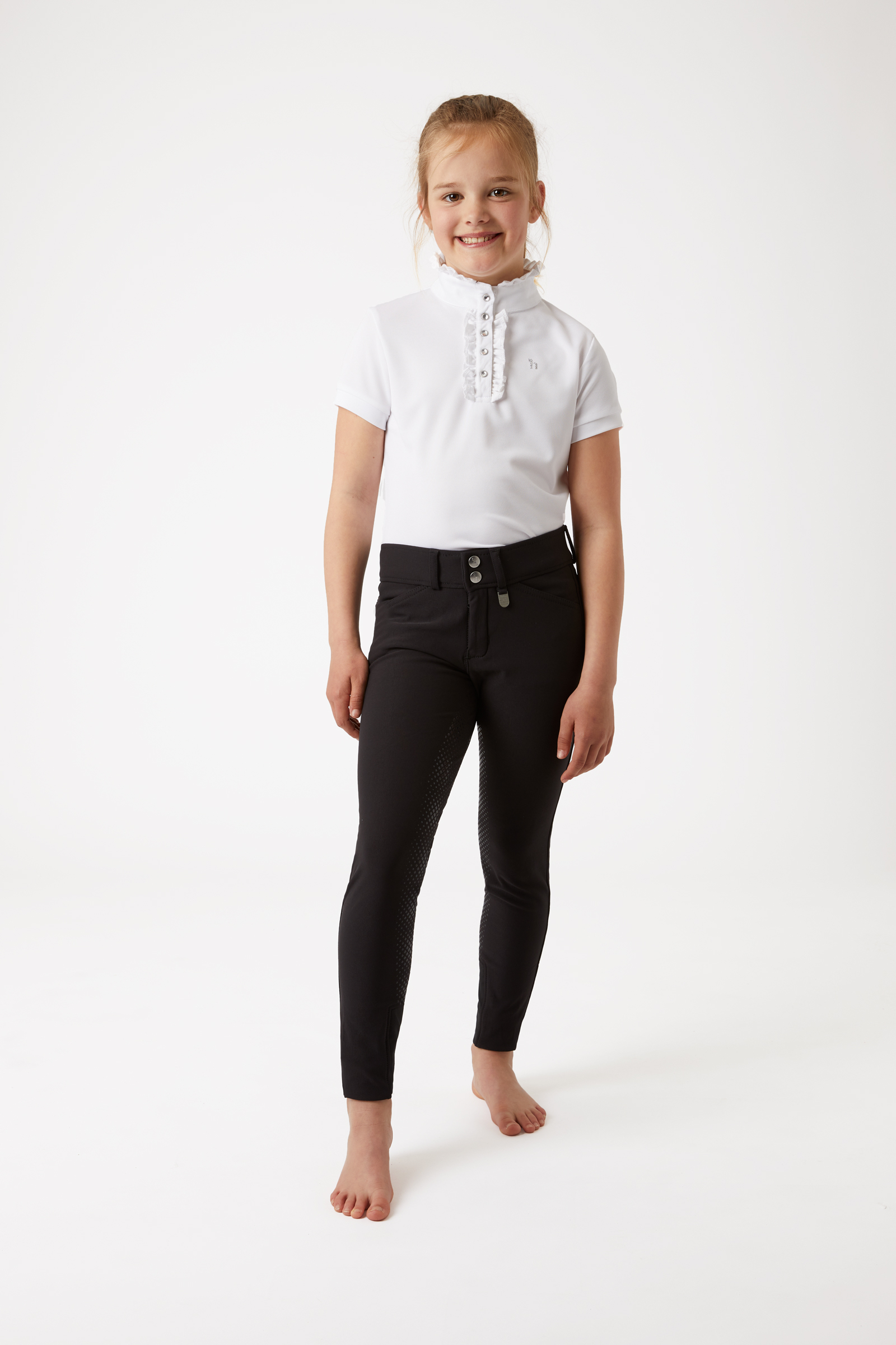 Horze Grand Prix pantaloni da equitazione bambino con full seat in silicone