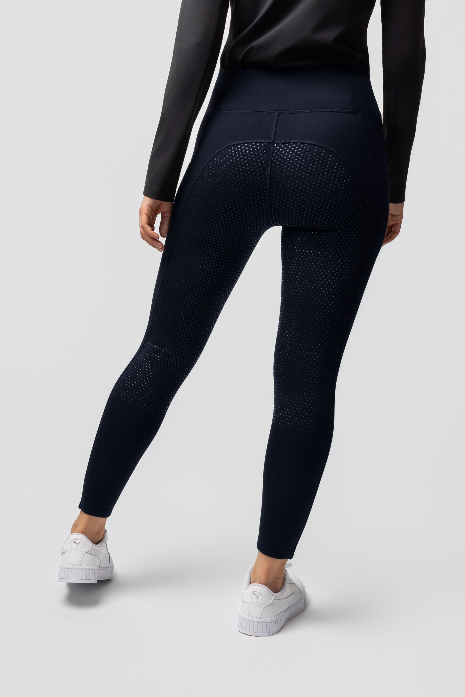Horze Greta leggins da equitazione termici con full seat per donna