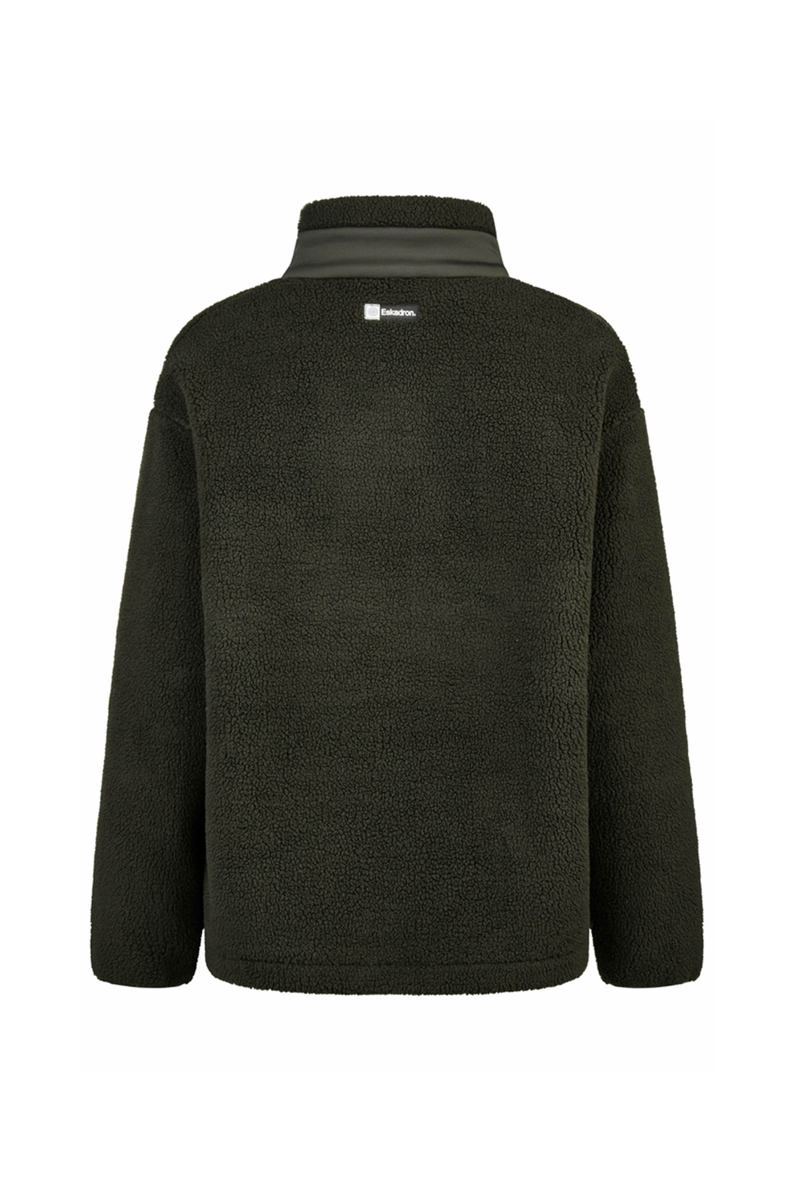 Eskadron Dynamics AW25 maglia con mezza zip in tessuto teddy