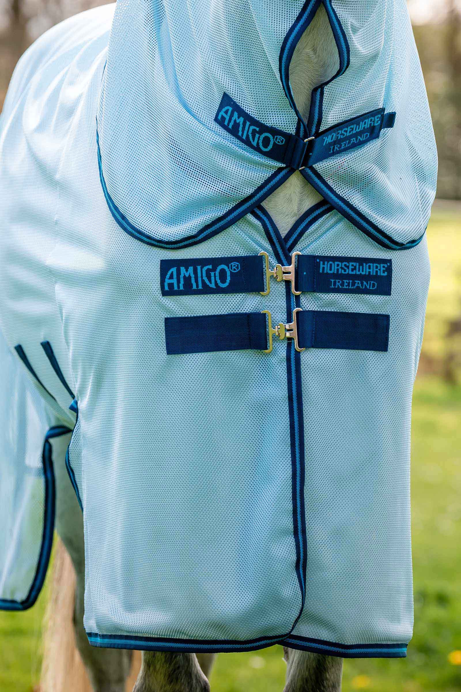 Horseware Amigo Bug Buster coperta anti-mosche con parte del collo staccabile