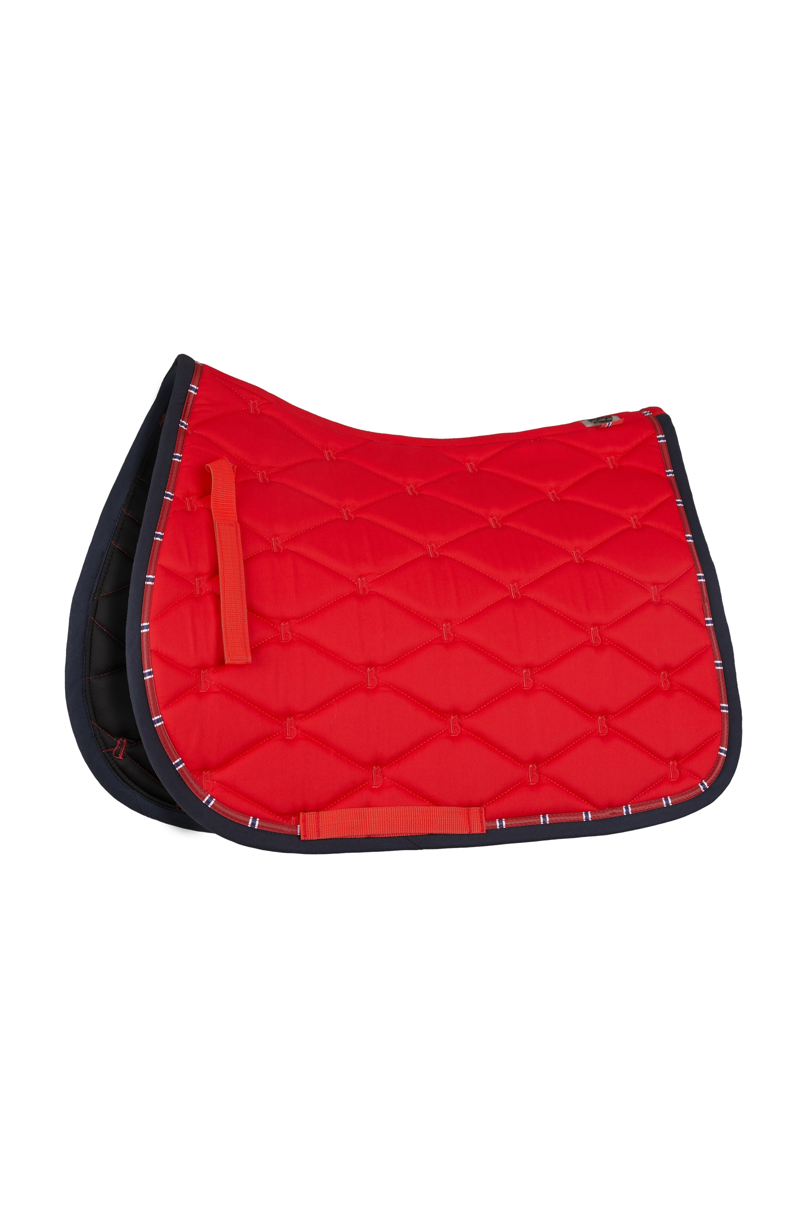 Barberry Red B Vertigo Amory Sottosella da dressage con monogramma ricamato